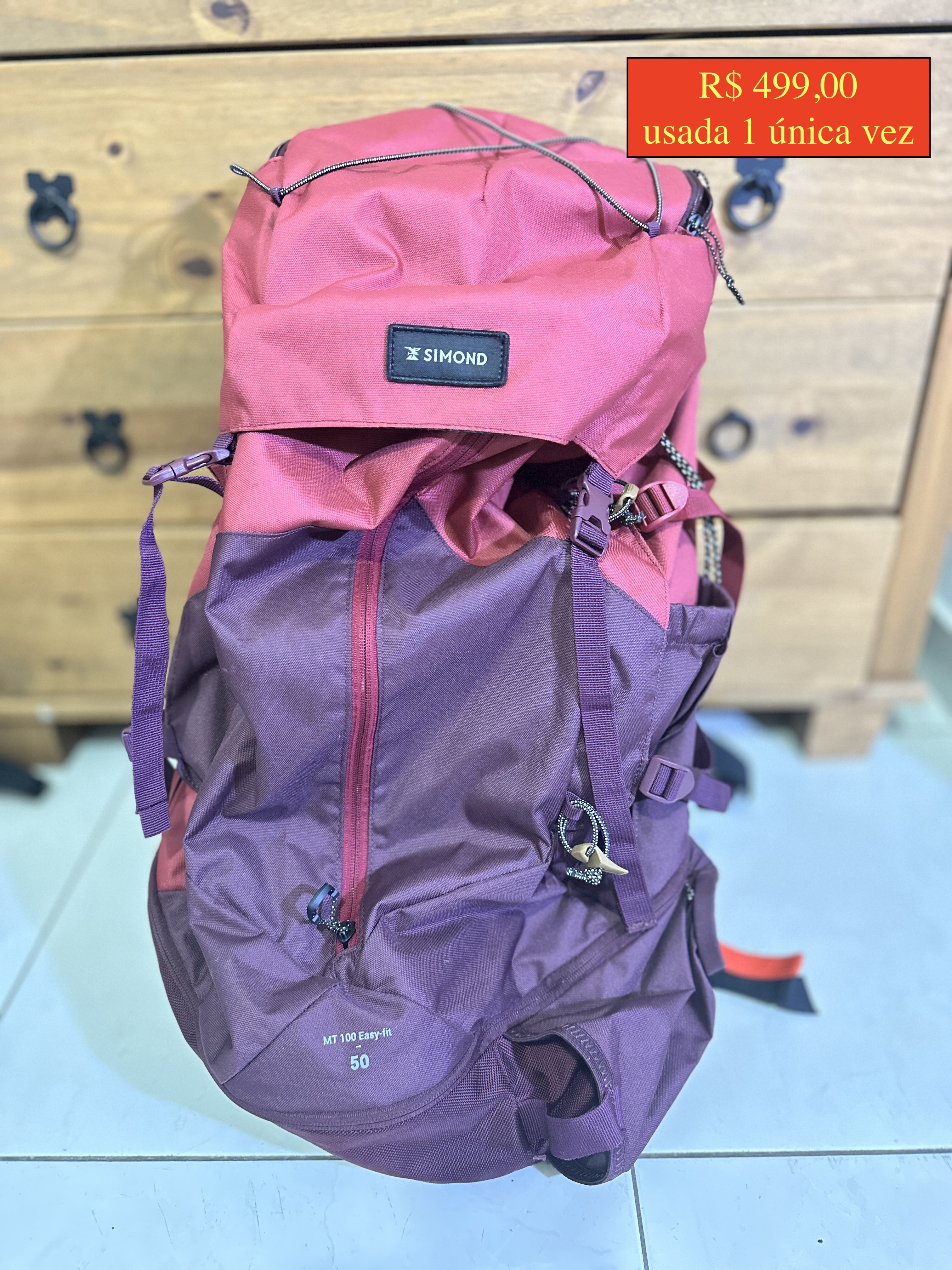 Mochilão Treeking / Camping - feminina - 50L - Simond