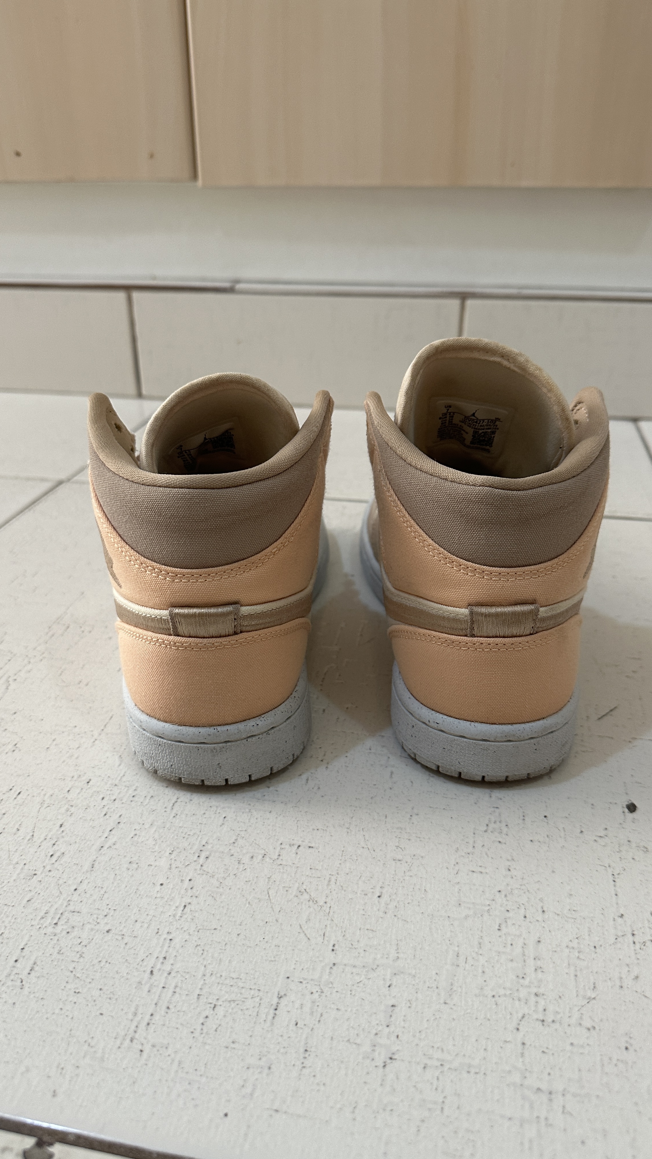 JORDAN 1 MID SE Canvas Khaki - tam 36 BR (7 USA)