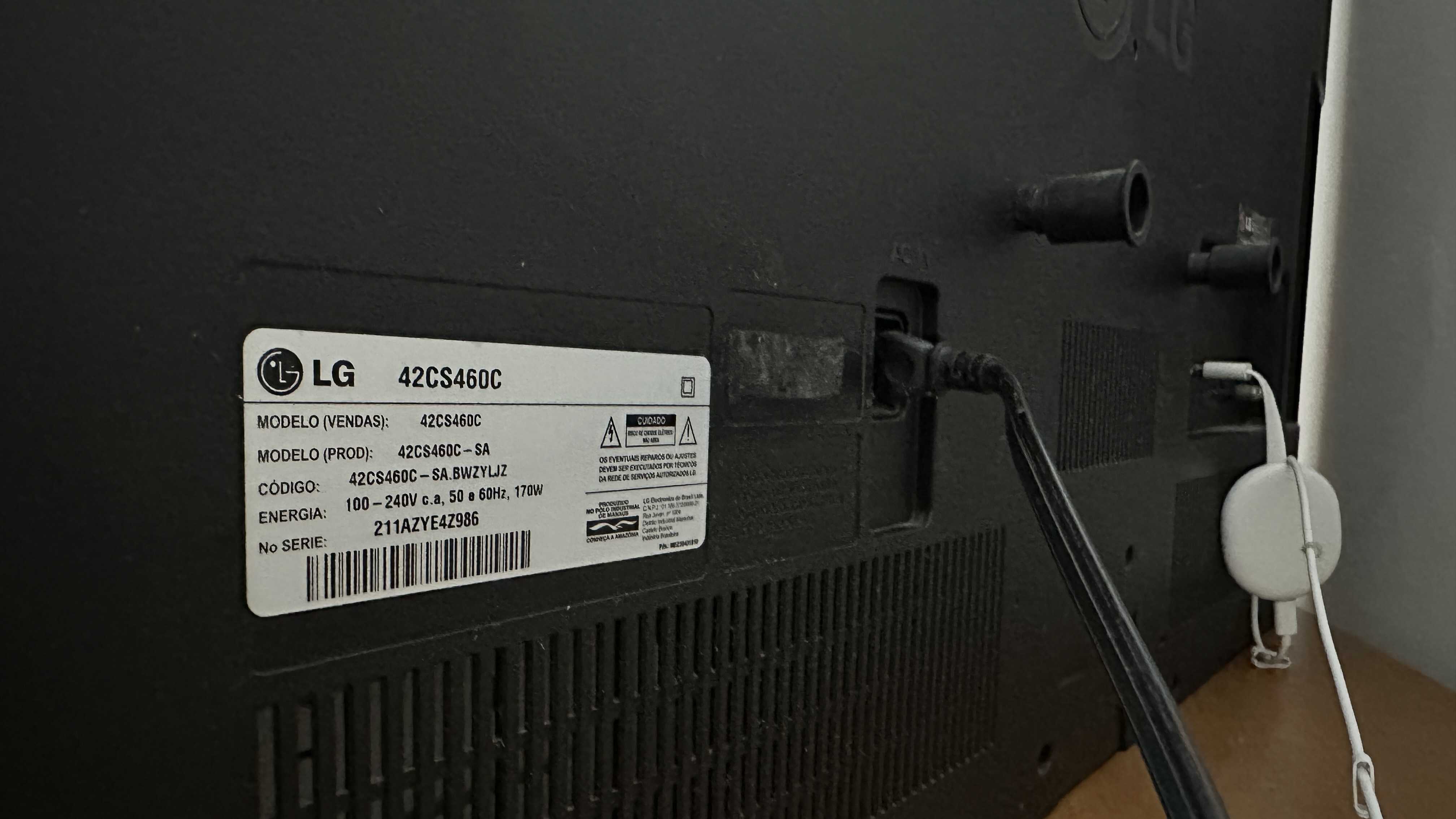TV LG 42 POLEGADAS (NÃO É SMART)