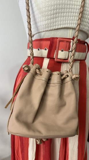 BOLSA DE COURO FRANJA P - VIA MIA