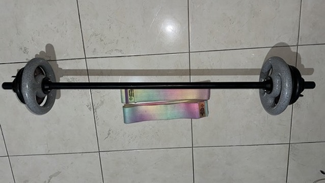 ACADEMIA KIT CREW STORE - BARRA E ANILHAS - 1kg, 2kg, 5kg