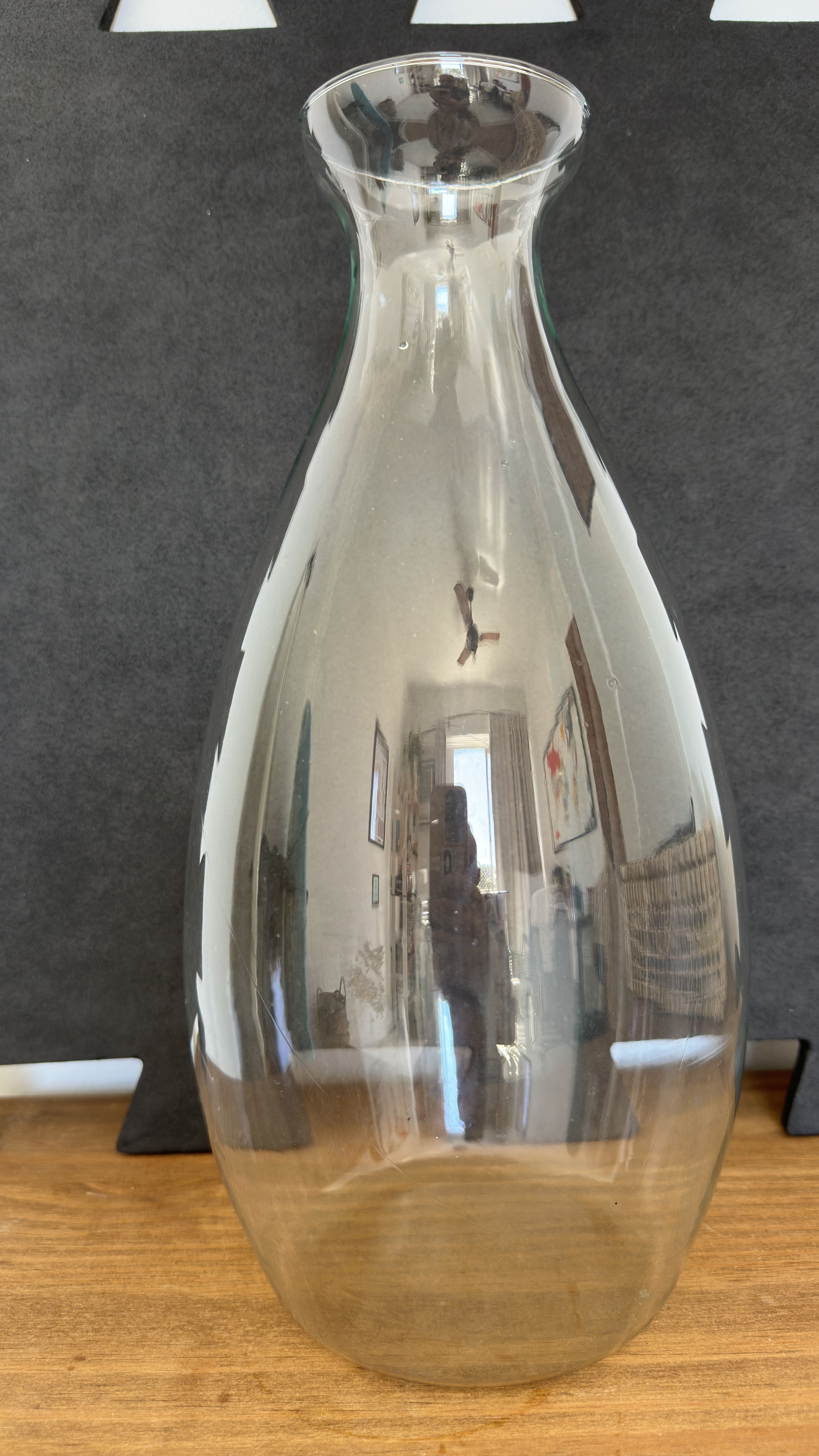 VASO DE VIDRO - 35cm