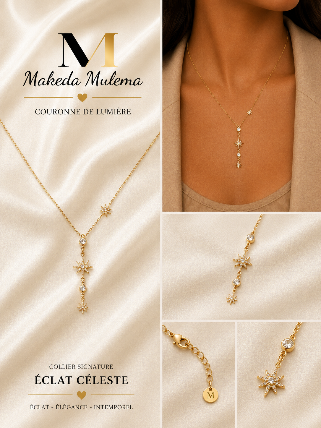 Collier Signature Éclat Céleste