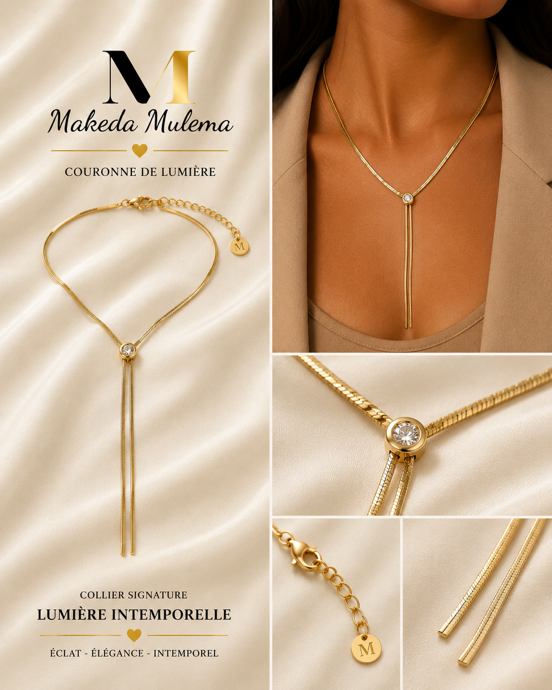 Collier Signature Lumière Intemporelle