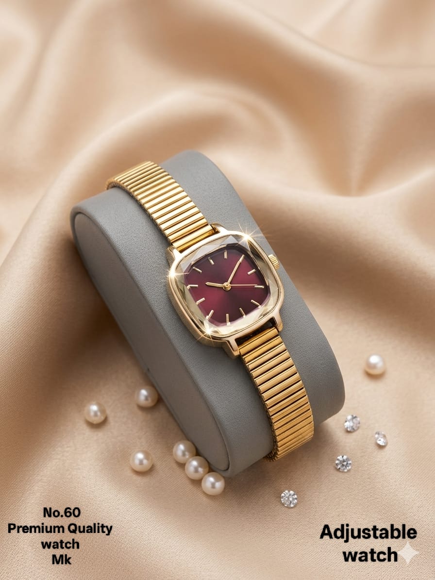 Gold-Tone Luxury Wristwatch