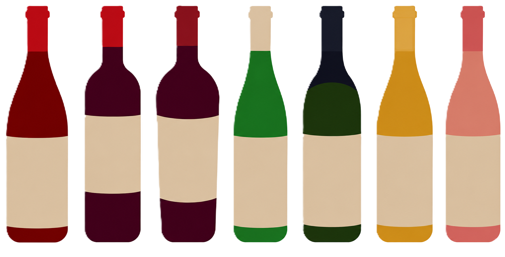 6 Bottle personalized list