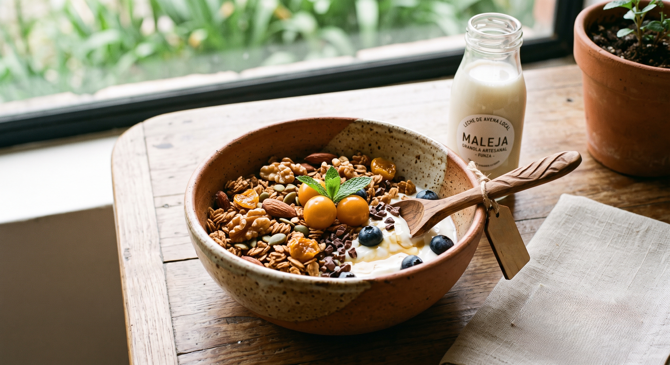 Granola & Yogurt Breakfast Bowl