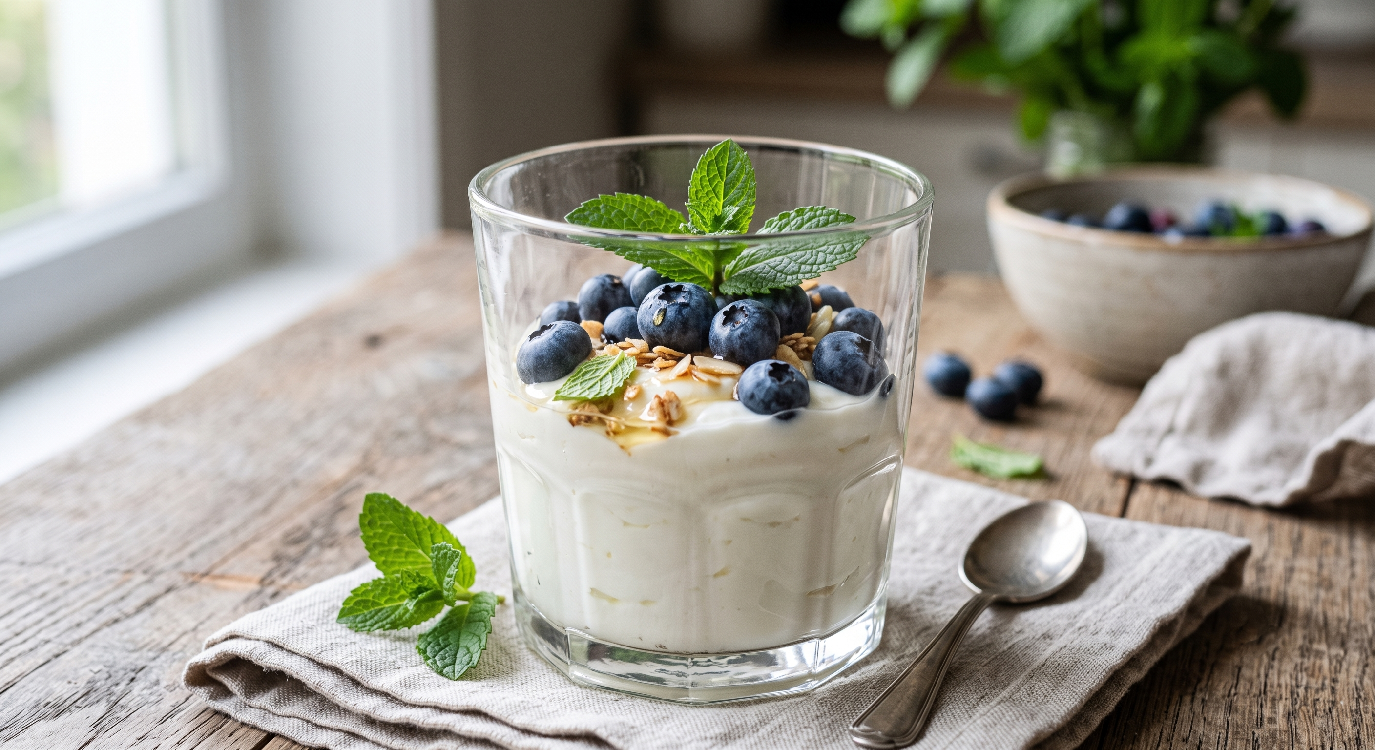 Blueberry Greek Yogurt Parfait