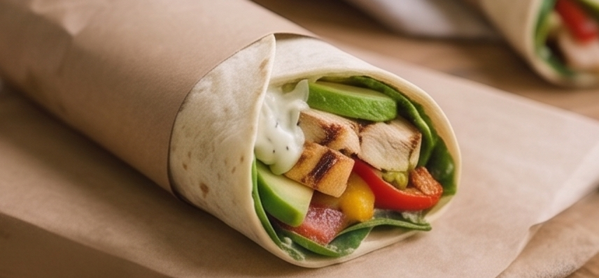 Grilled Chicken Avocado Wrap