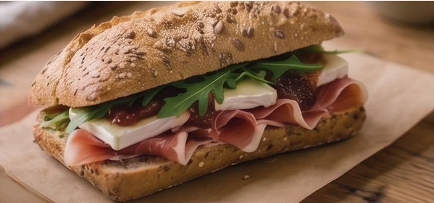 Italian Prosciutto & Brie Sandwich