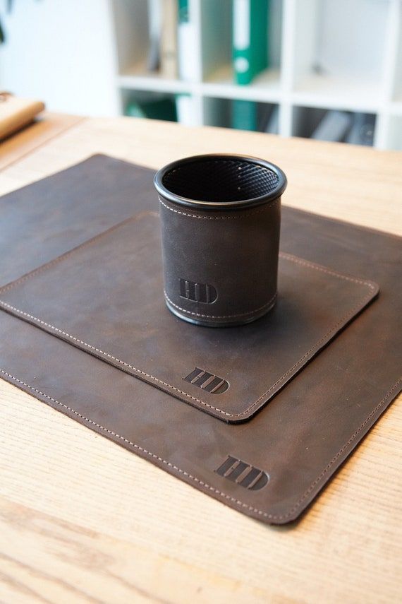 Leather Desk Set