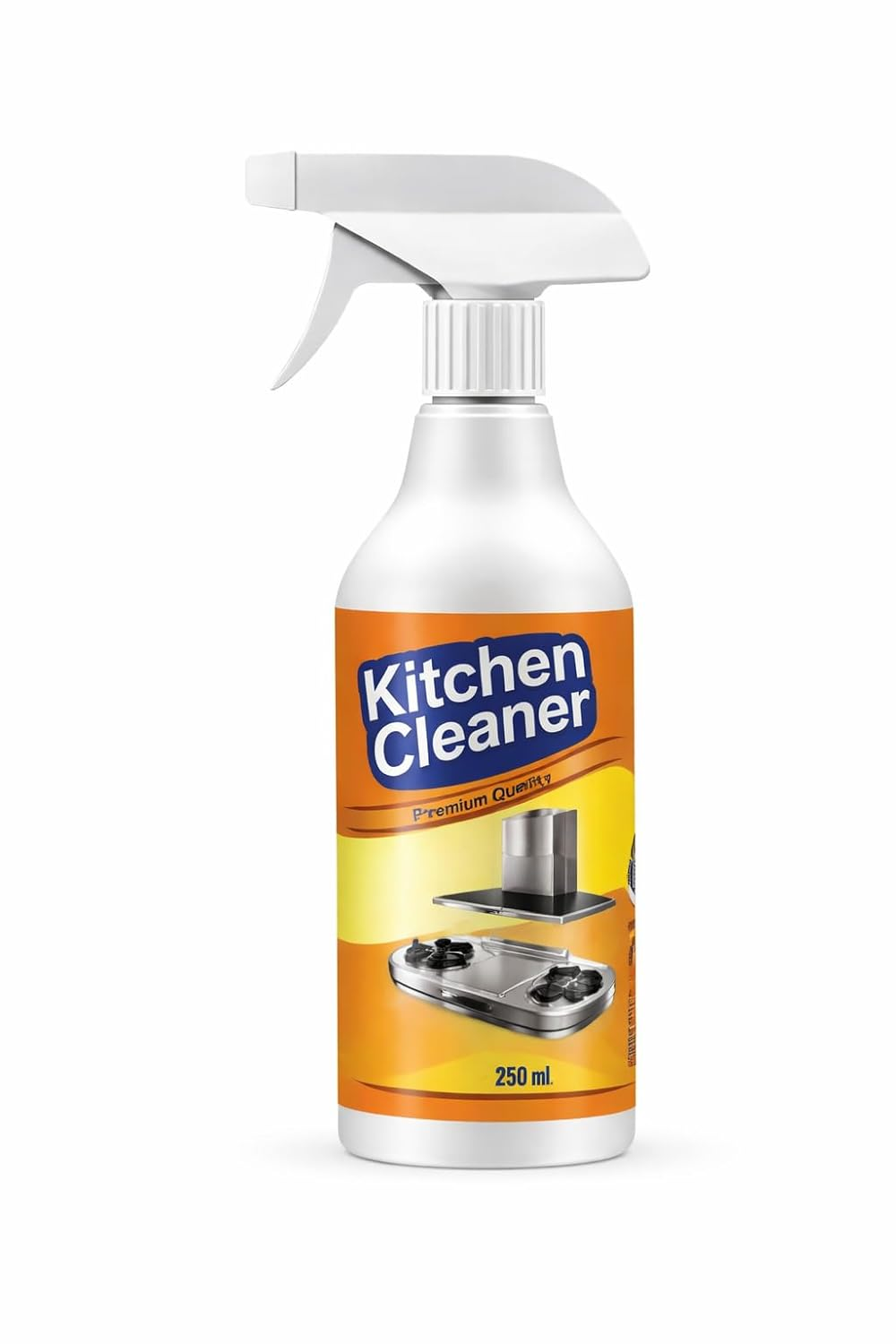 Multipurpose Kitchen Oil and Grease Remover Spray - 300ml Chimney, Stove, Grill & Tiles Cleaner Liquid | pH Neutral & Non-Corrosive