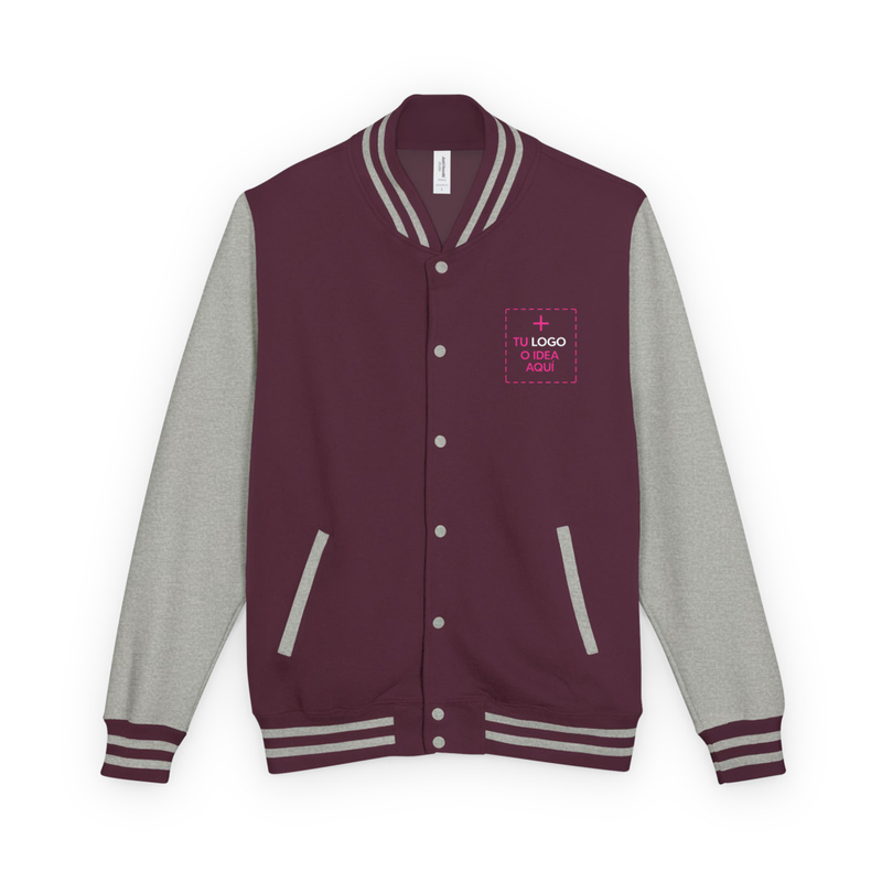Heavyweight letterman jacket