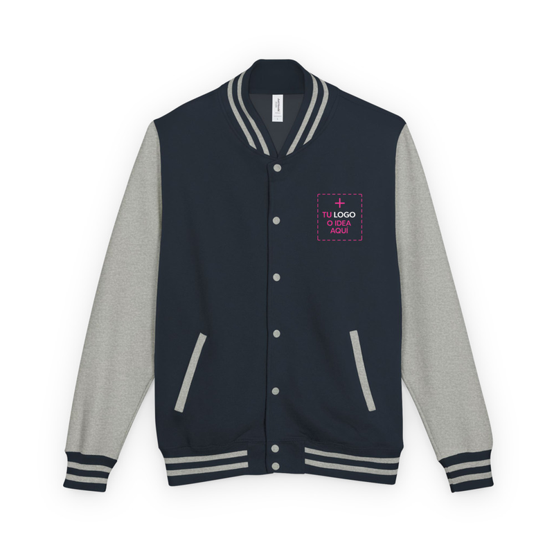 Heavyweight letterman jacket