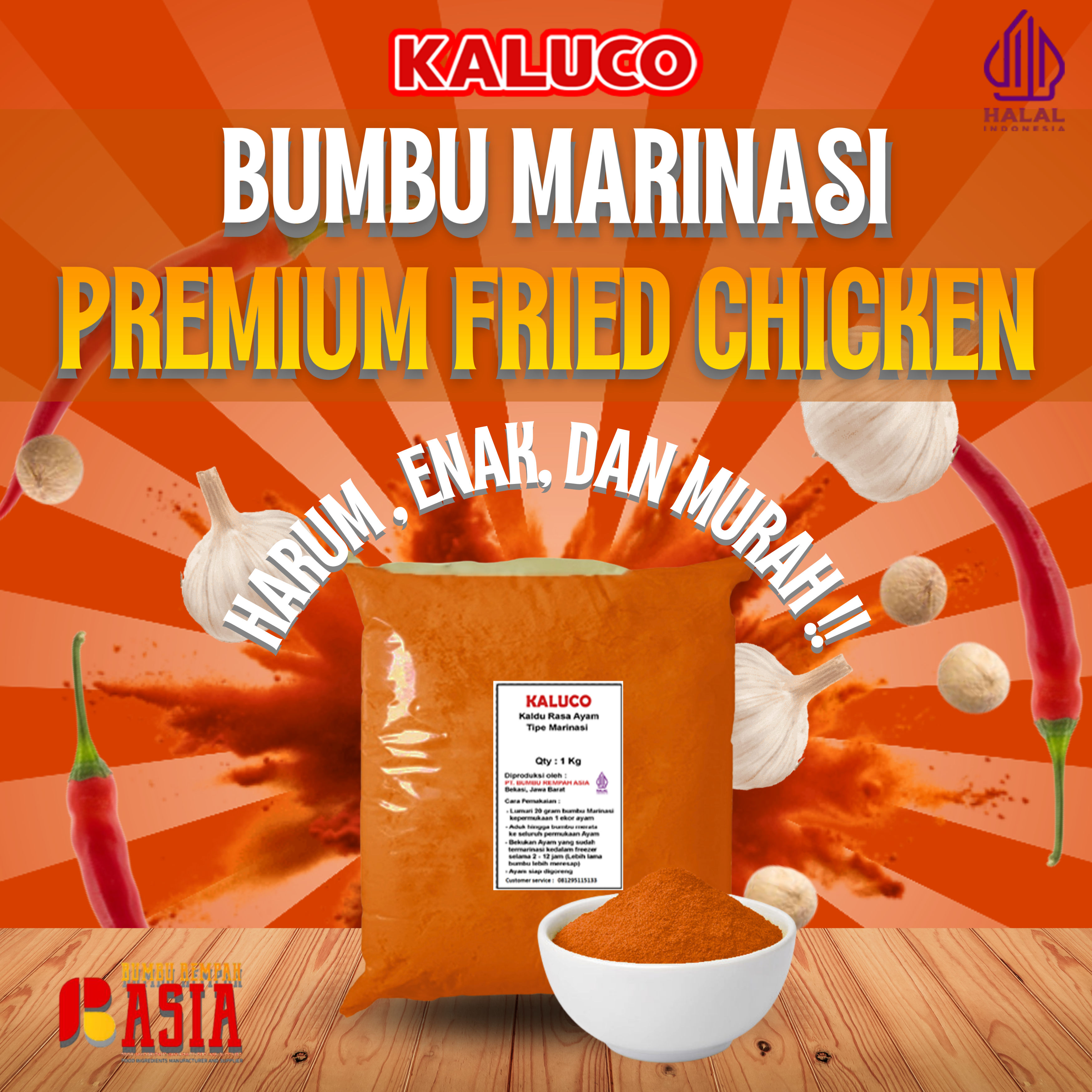 Bumbu Marinasi Premium Fried Chicken