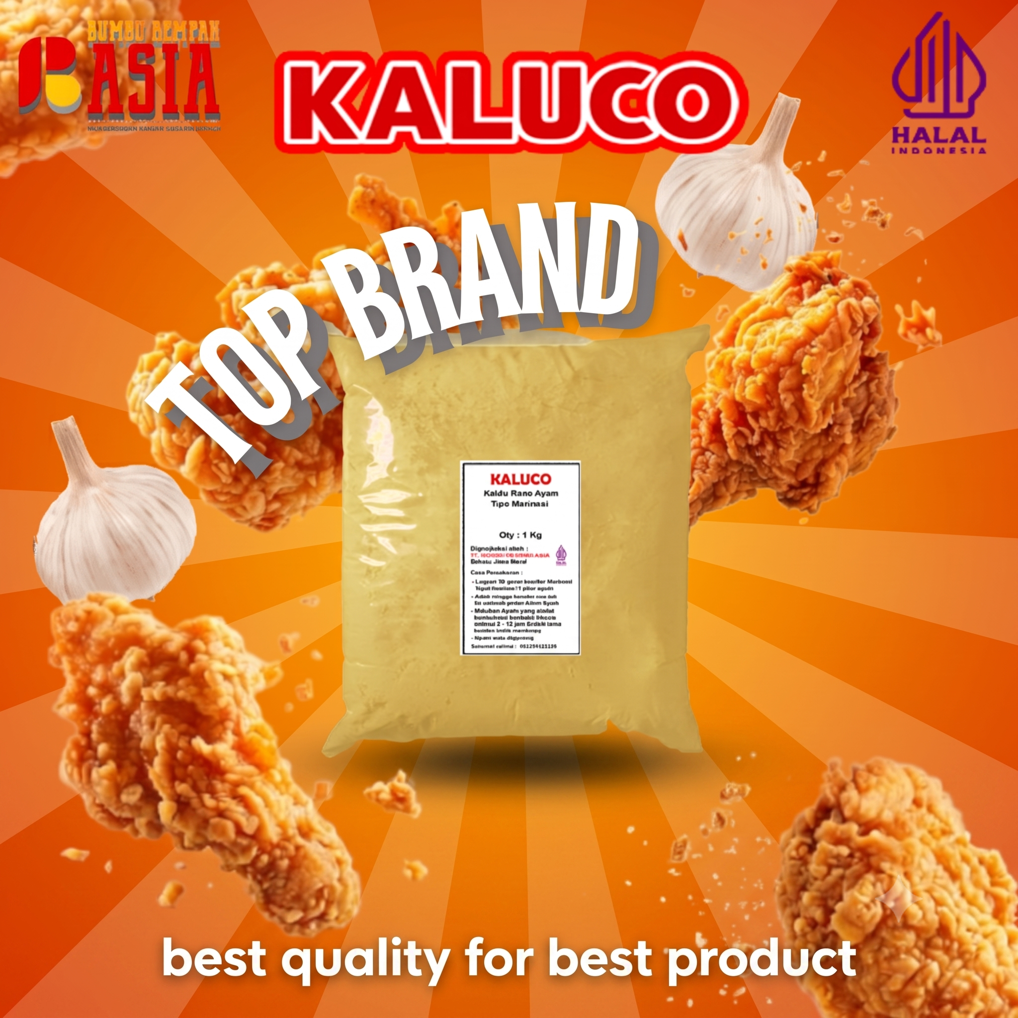 Premix Biang Tepung Bumbu Fried Chicken Krispy Top Brand