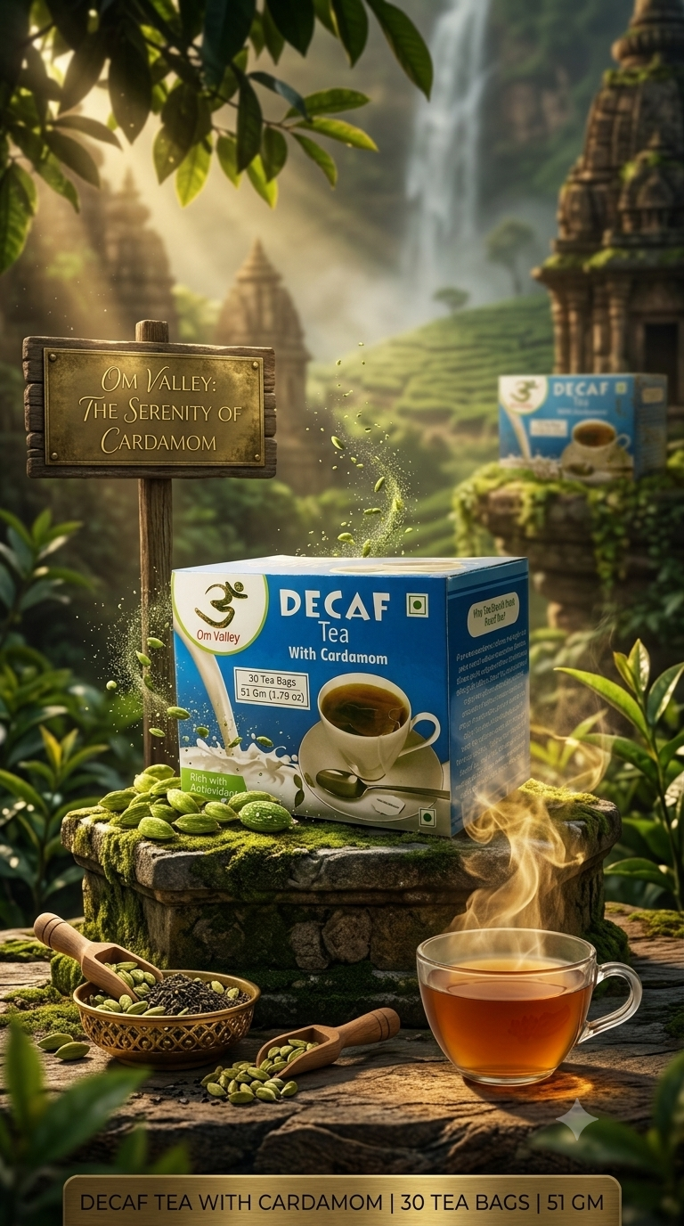 Om Valley Decaf Tea with Cardamom