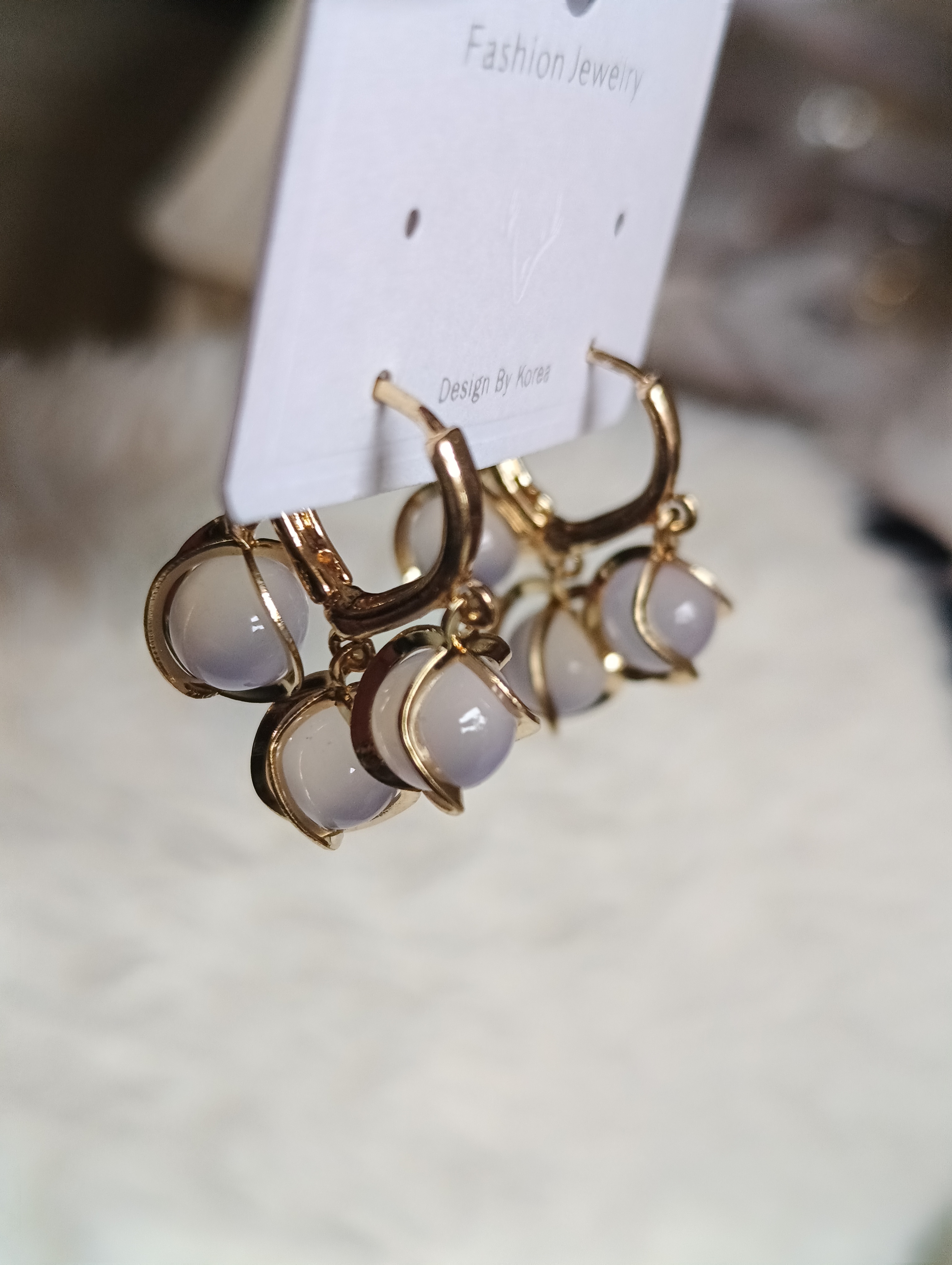 Elegant Gold-Plated Hoop Earrings