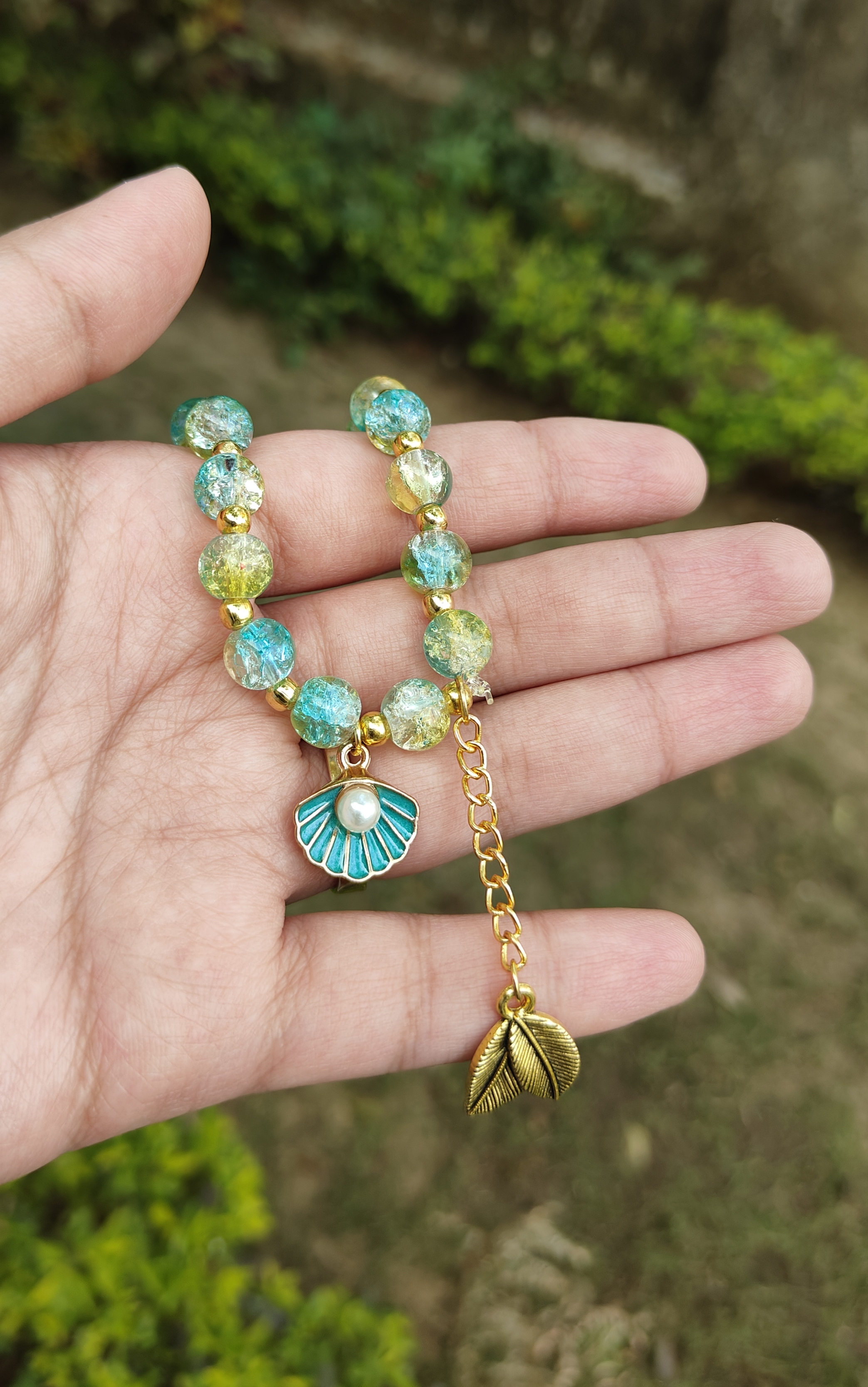 Sea Shell Charm Bracelet