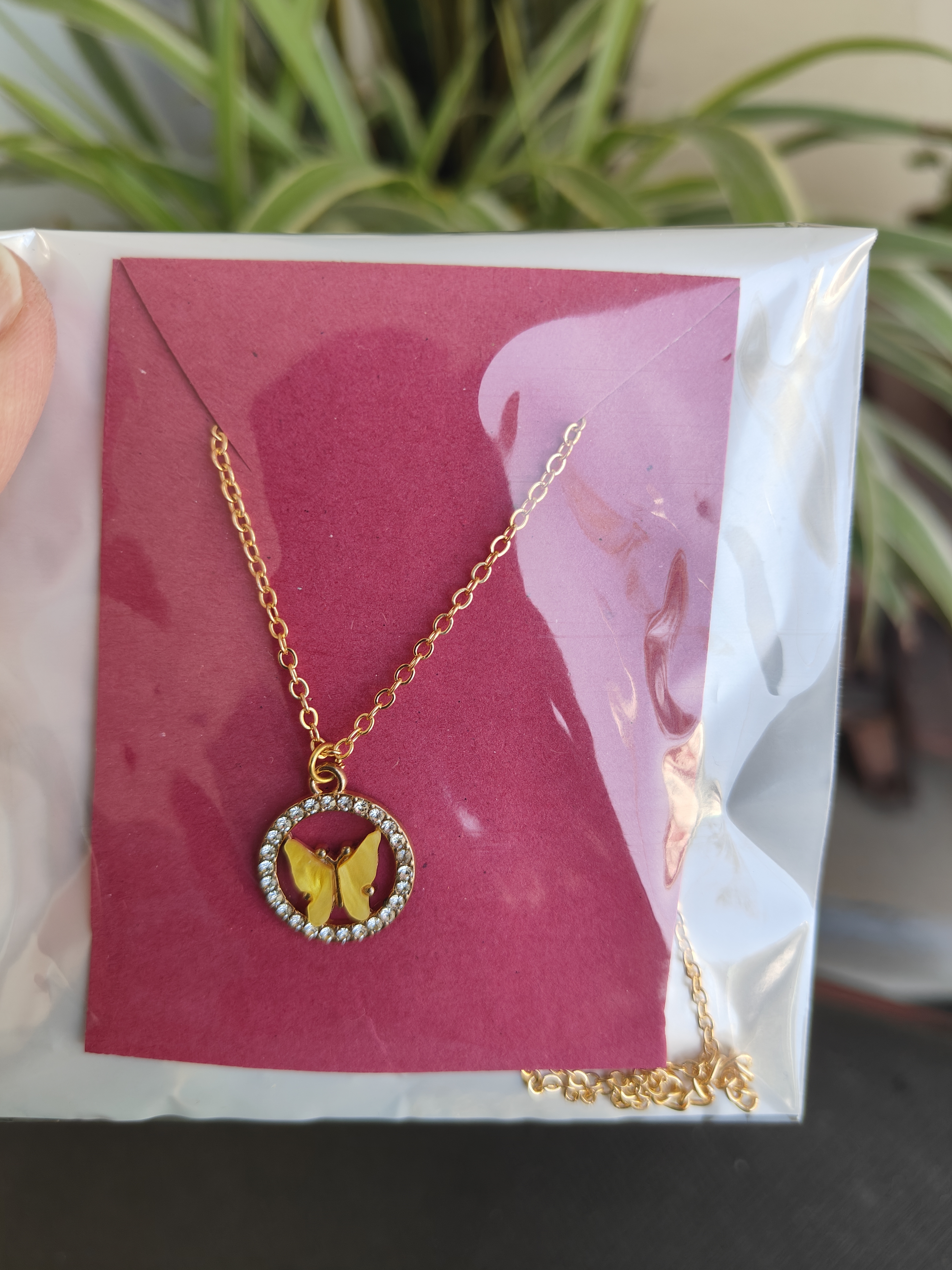 Butterfly Pendant Necklace