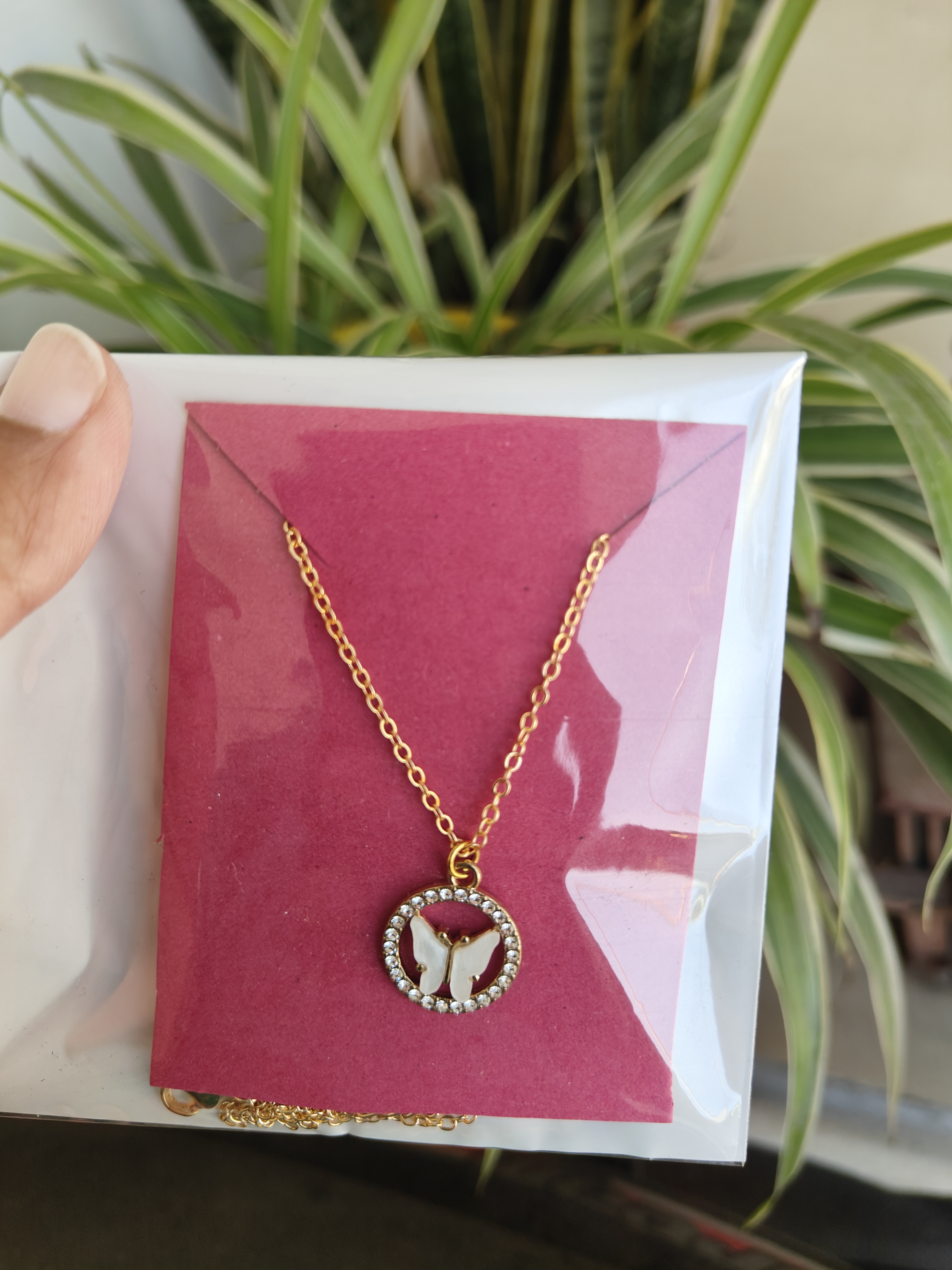 Butterfly Pendant Necklace