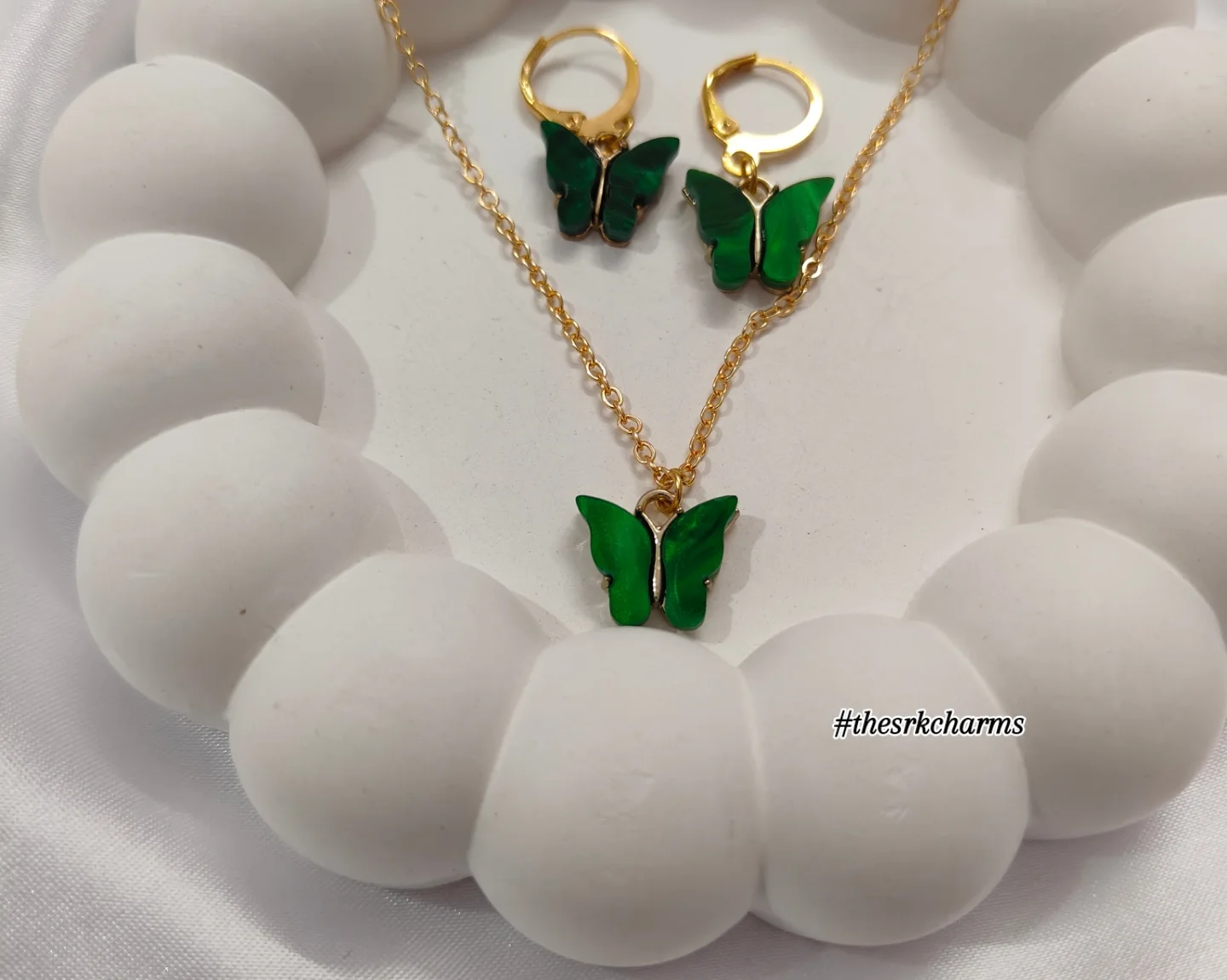 Butterfly charm necksets