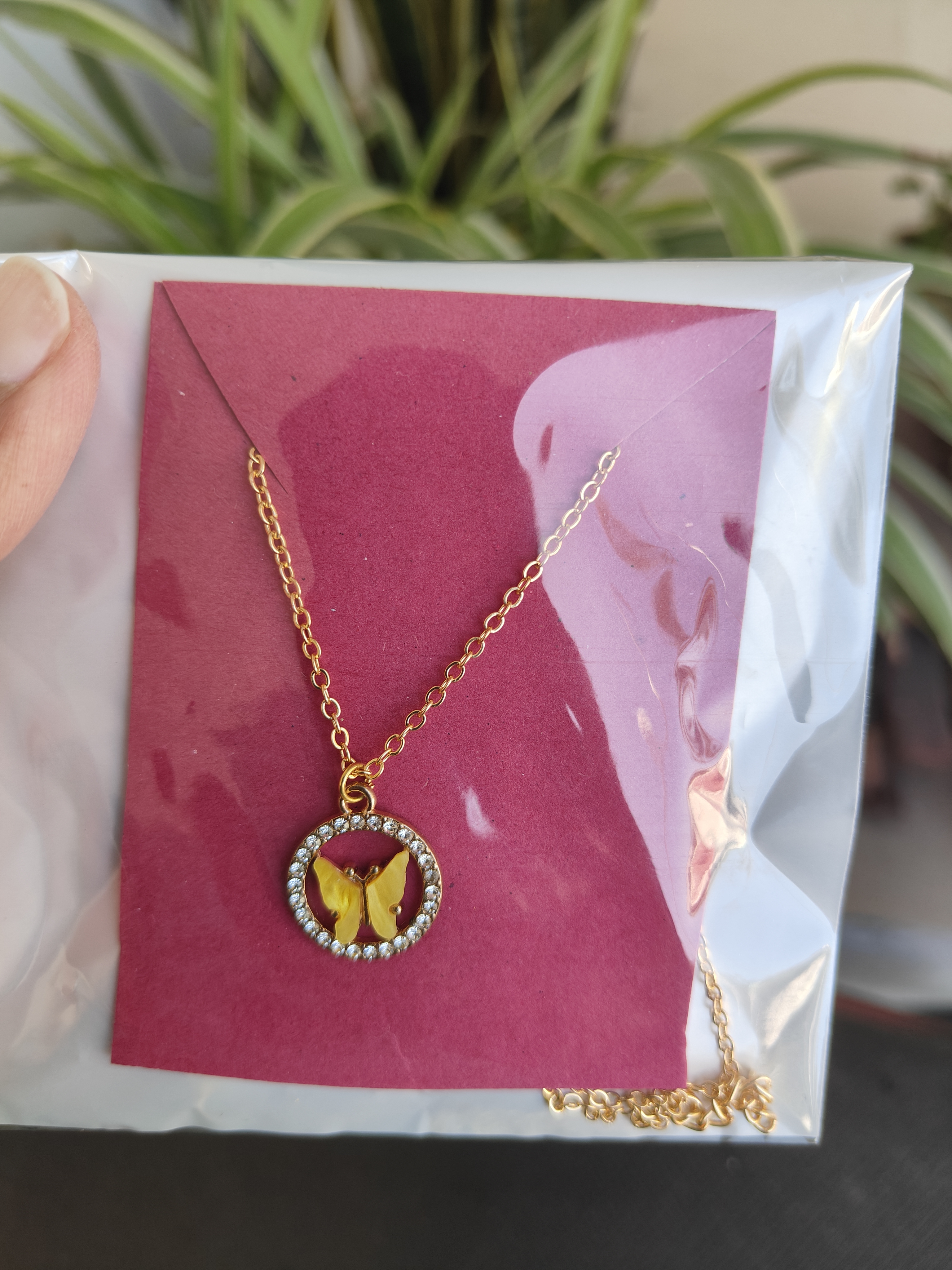 Butterfly Pendant Necklaces