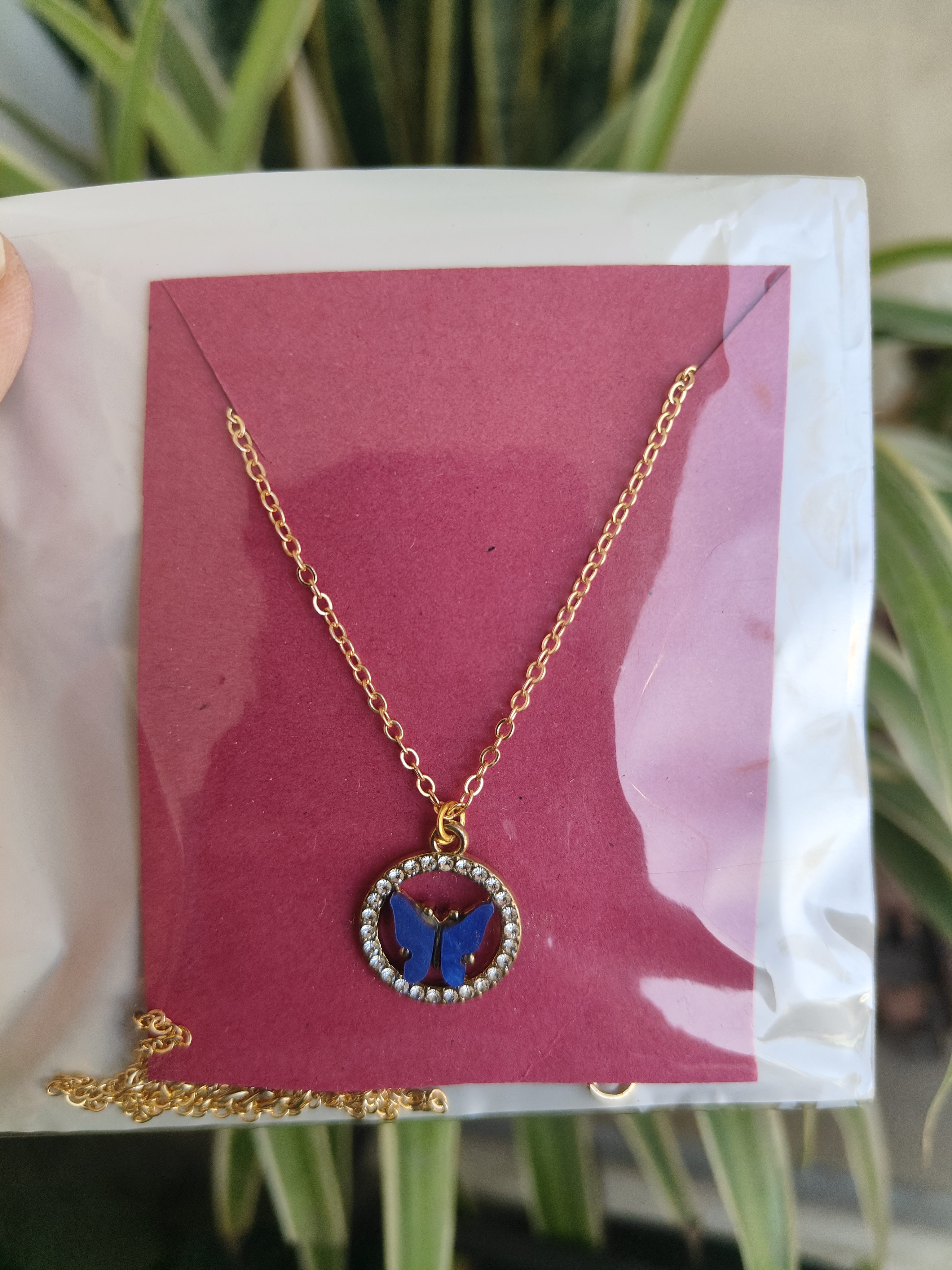 Butterfly Pendant Necklaces