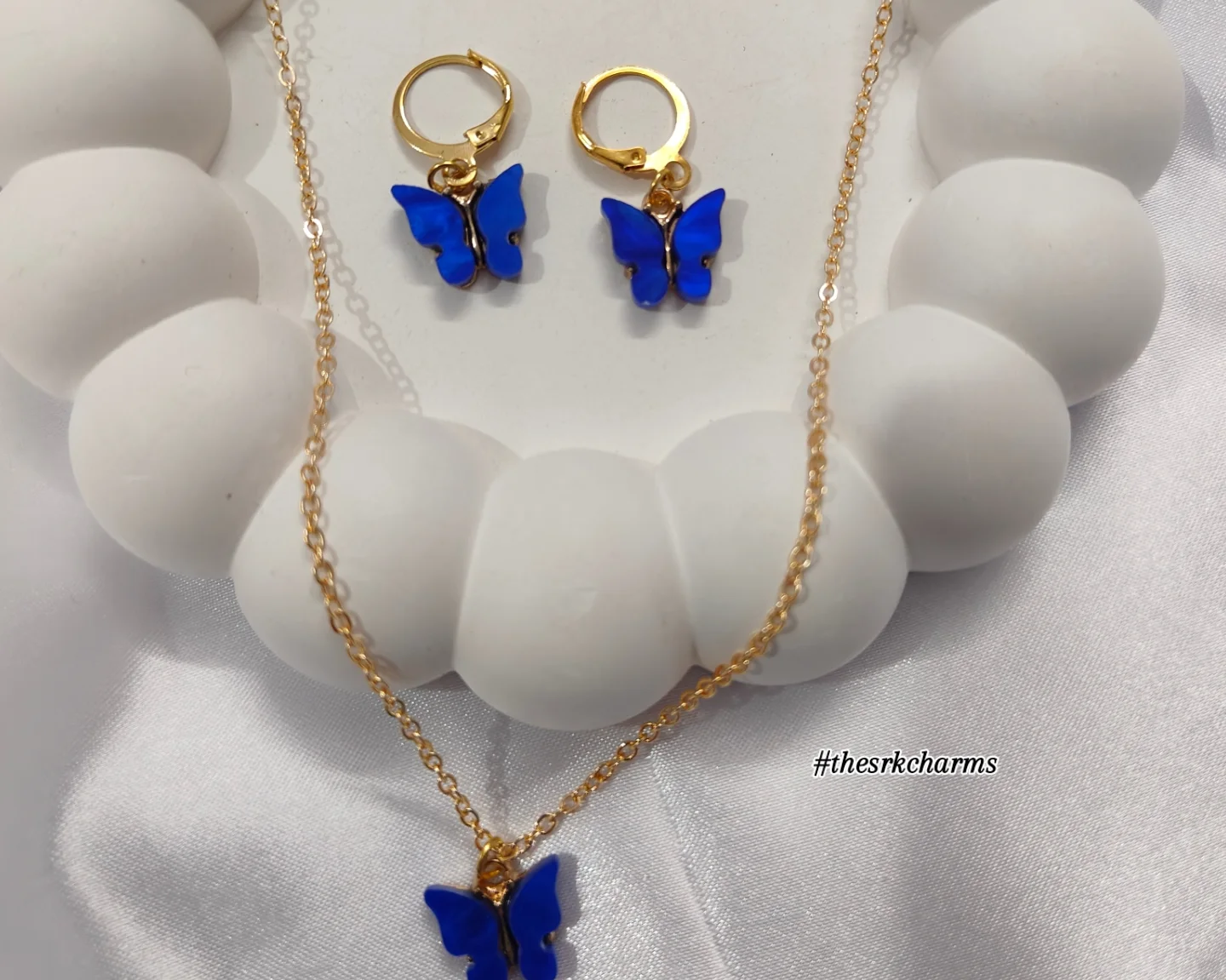 Butterfly charm necksets