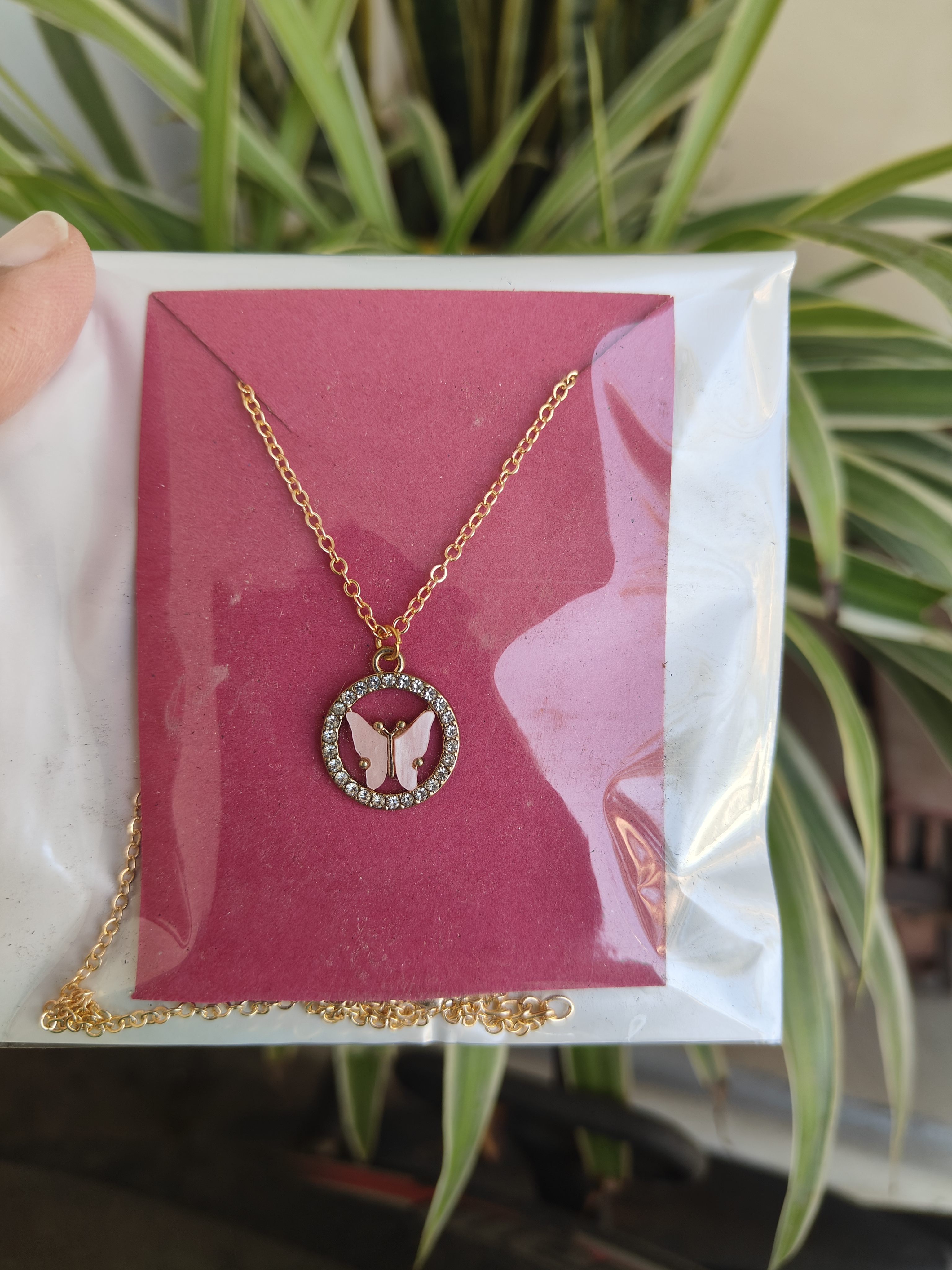 Butterfly Pendant Necklaces