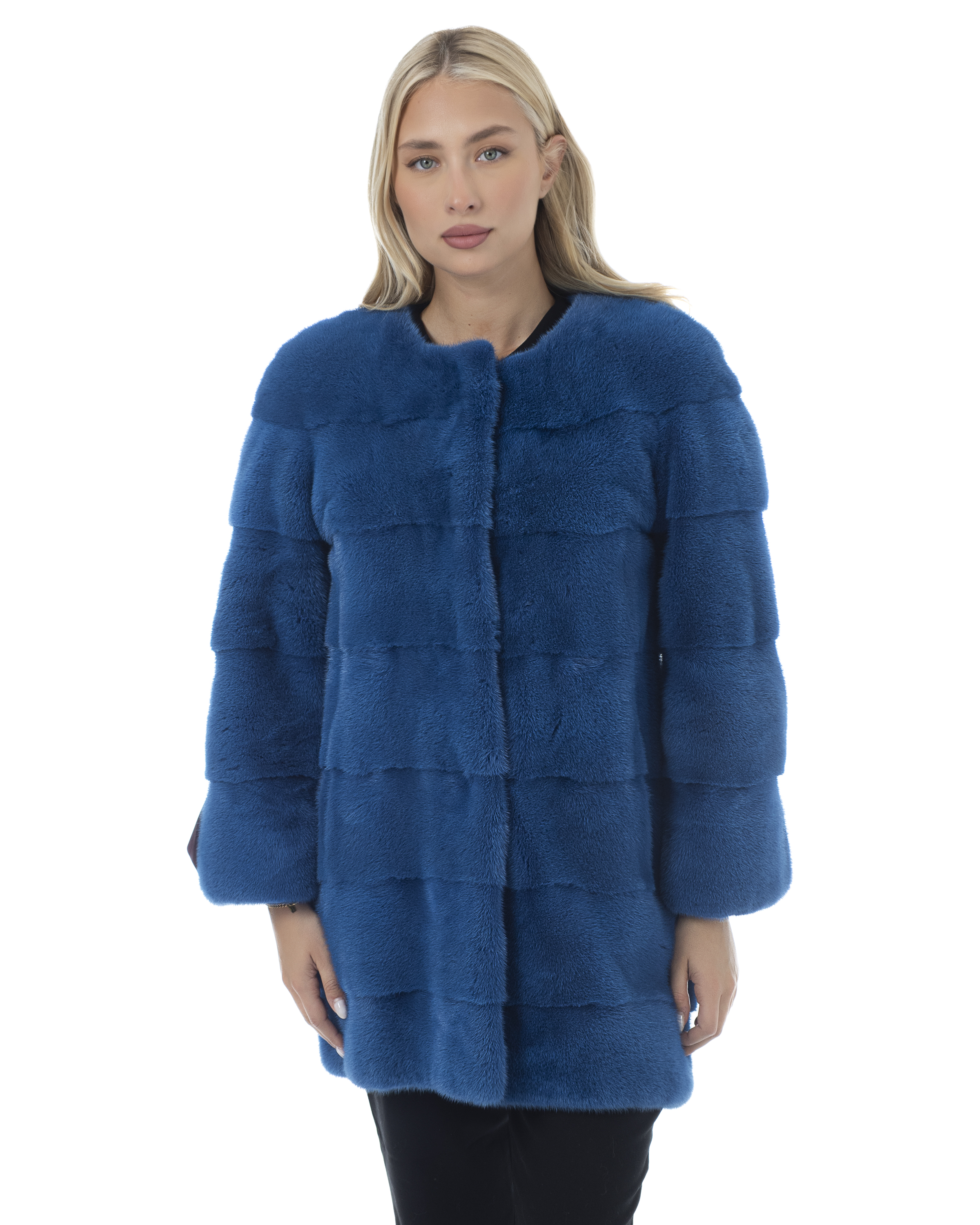 Vizon Blue Sea Colour Real Saga Royal Fur