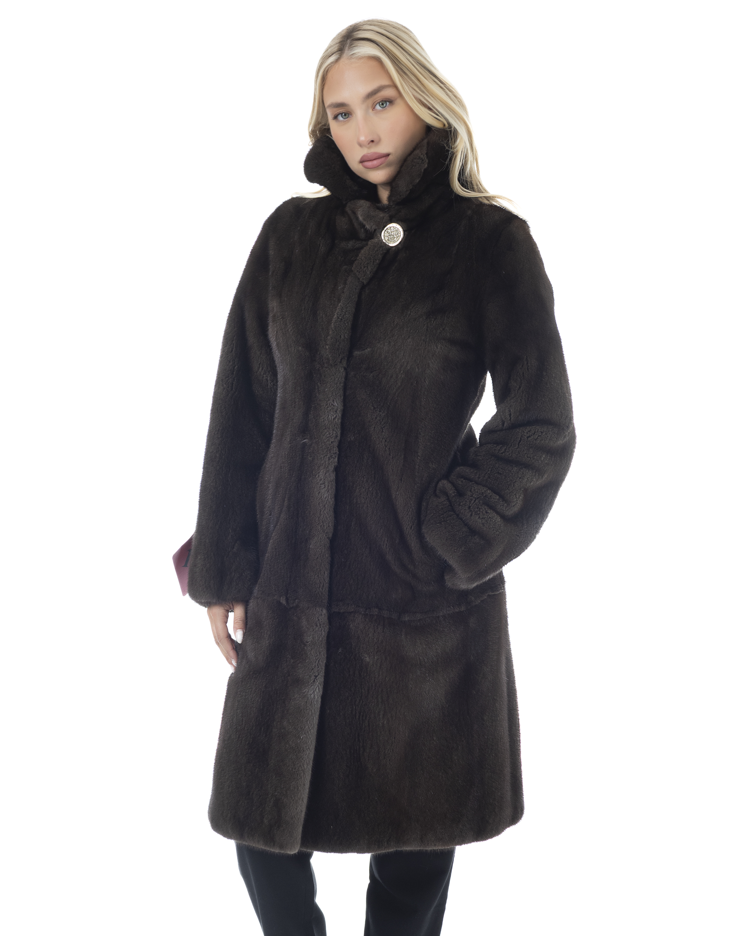 Mink Dark Coffee Colour
