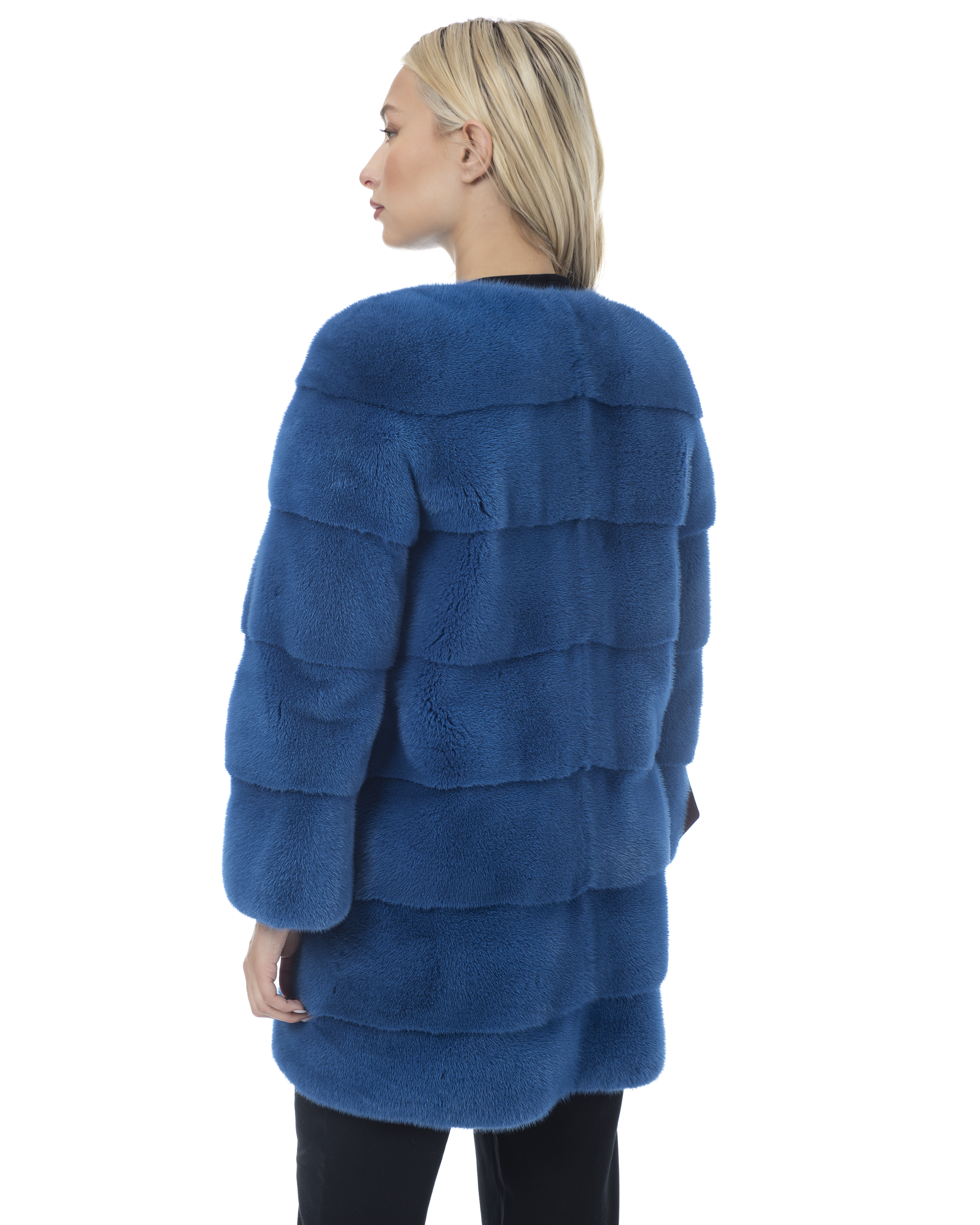 Vizon Blue Sea Colour Real Saga Royal Fur