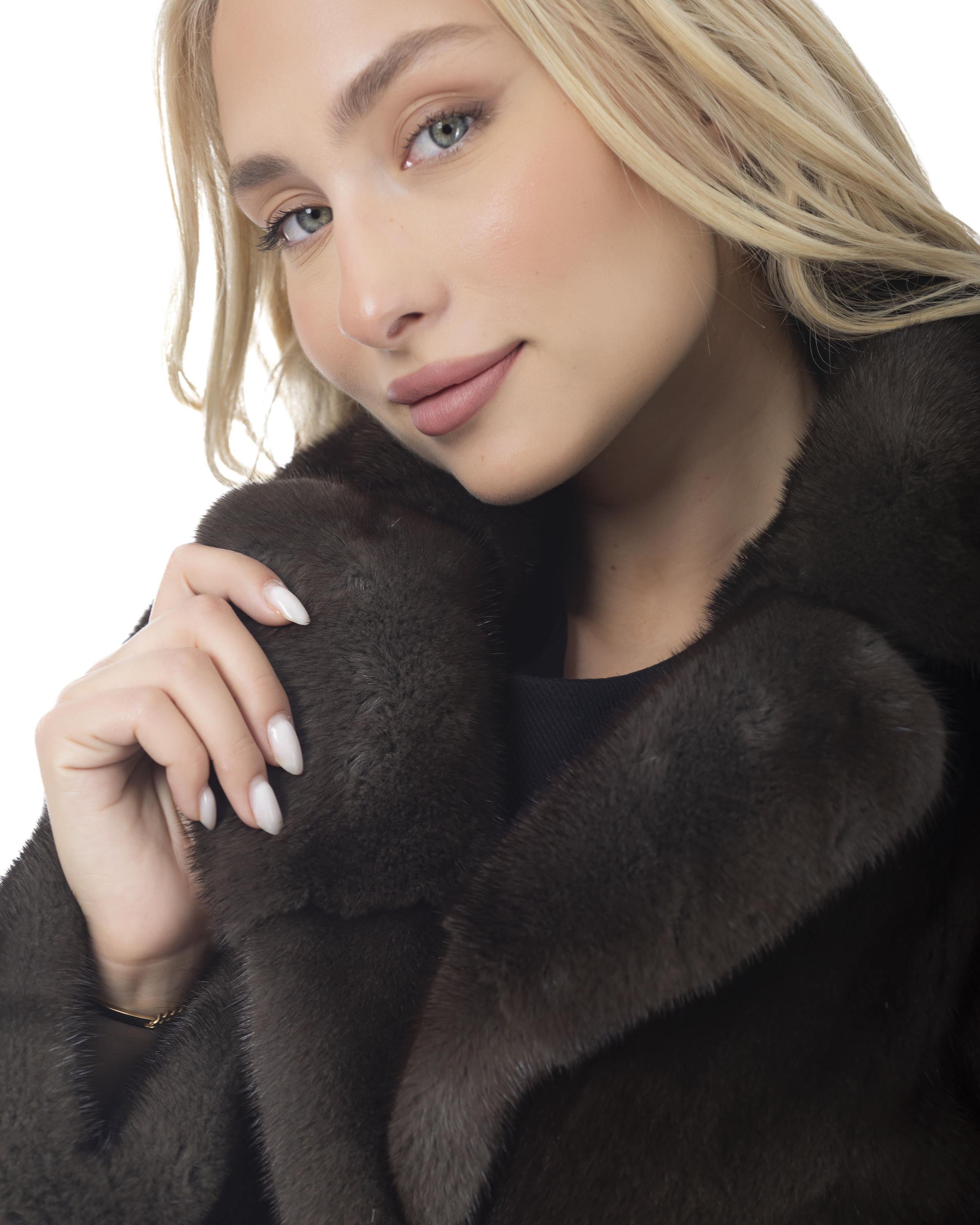 Mink Dark Coffee Colour