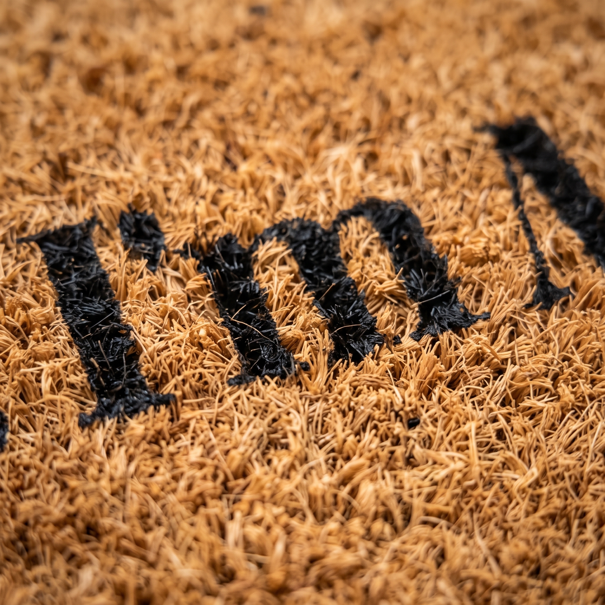 Signature Coir Doormat SC22 | Funny Welcome Mat | Natural Coconut Fiber Door Mat | Front Door Entrance Rug | Your Home's First Impression