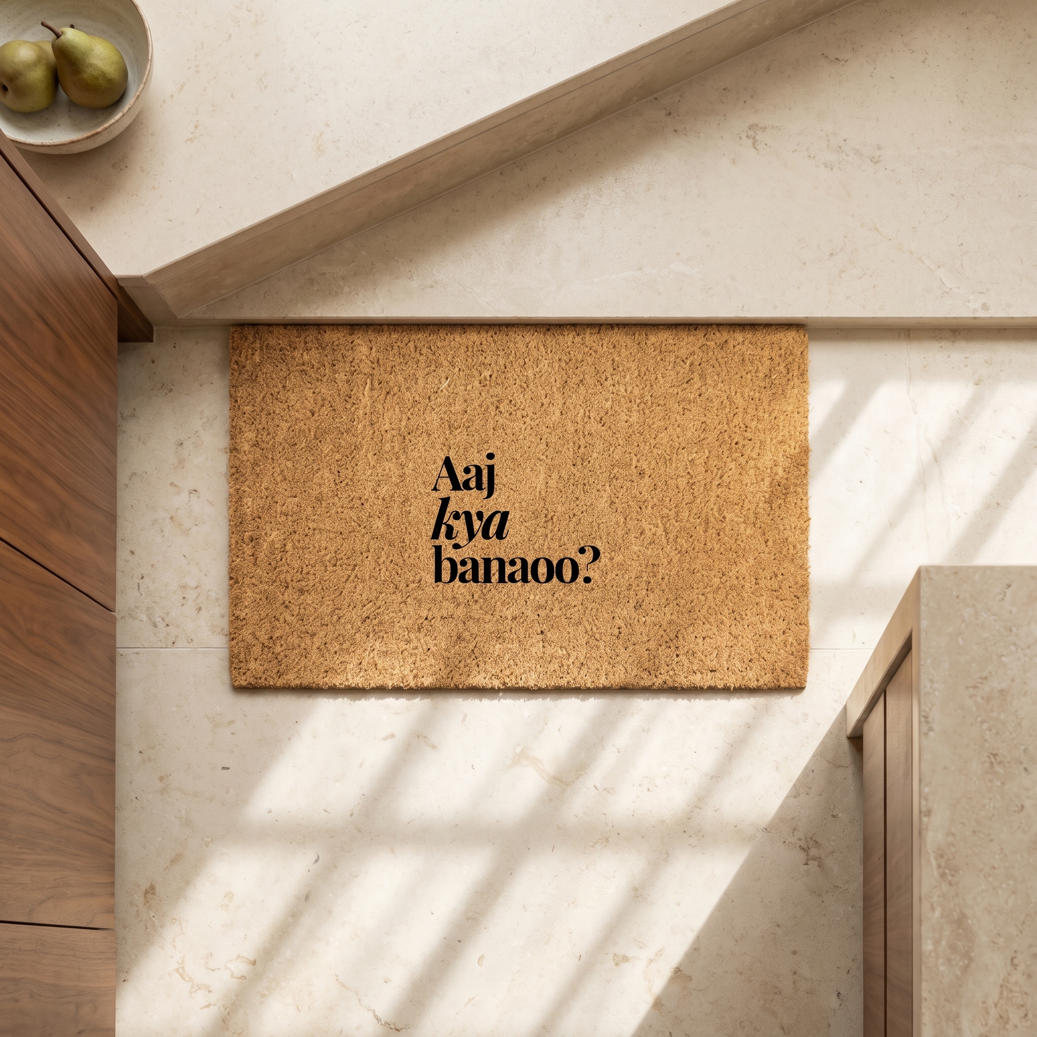 Signature Coir Doormat SC16 | Funny Welcome Mat | Natural Coconut Fiber Door Mat | Front Door Entrance Rug | Your Home's First Impression
