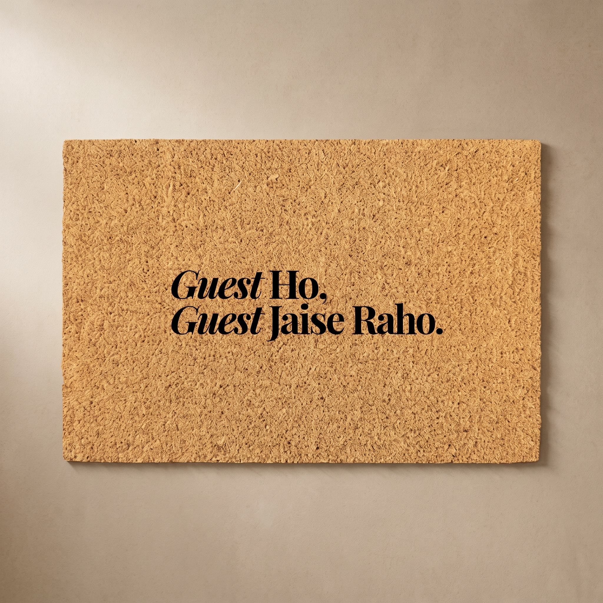 Pet Collection Coir Doormat PC5 | Funny Pet Quote Welcome Mat