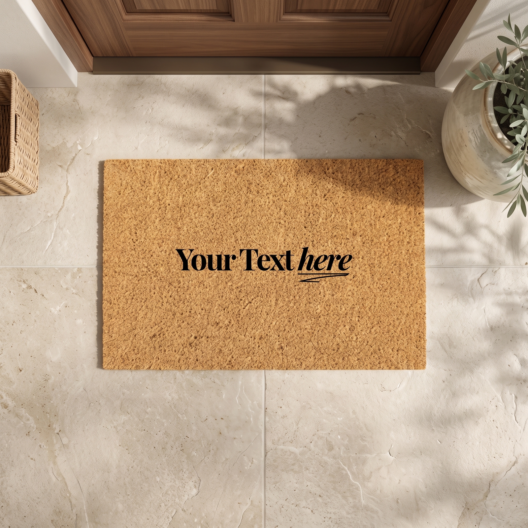 Tailored Collection | Custom Coir Doormat | TC2
