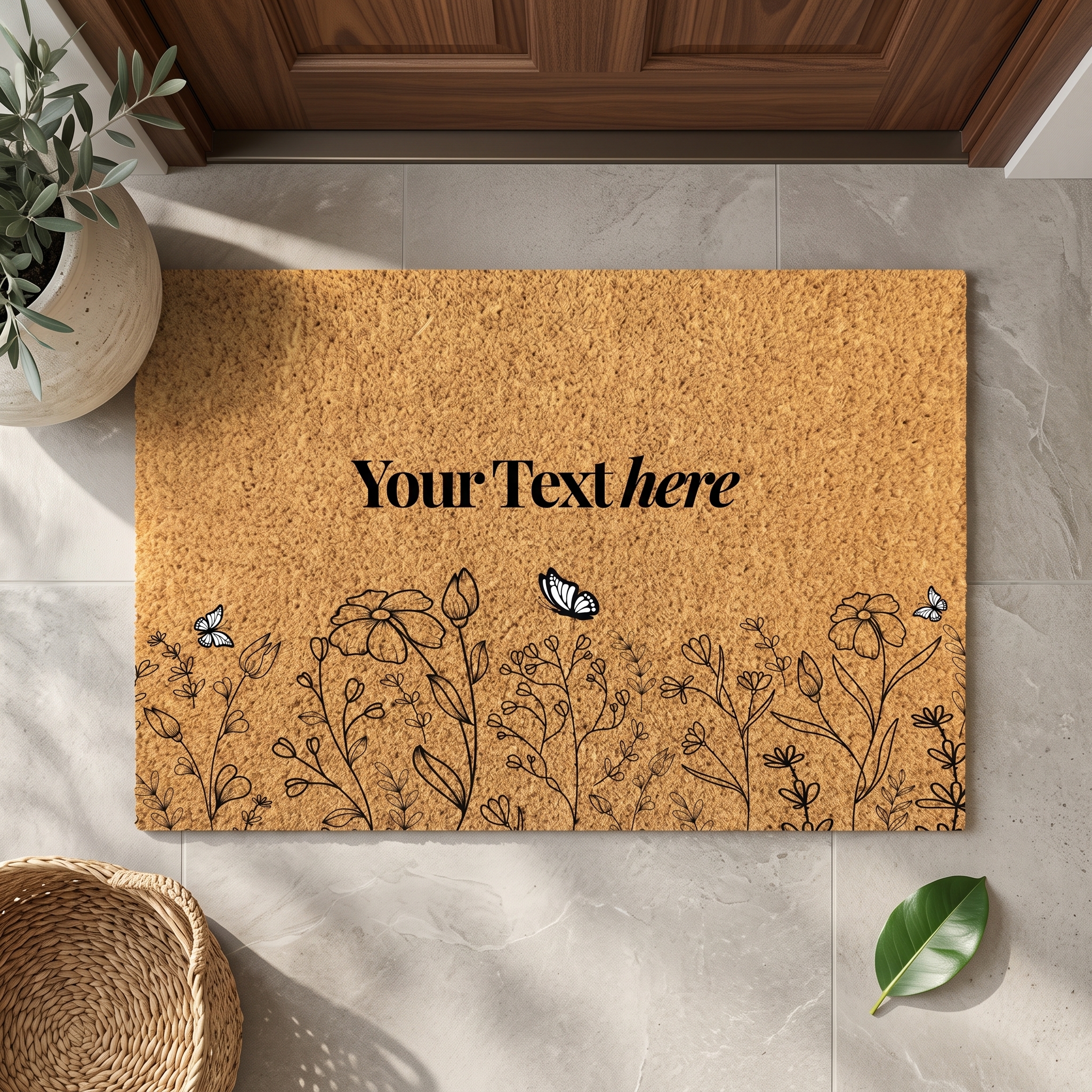 Tailored Collection | Custom Coir Doormat | TC6
