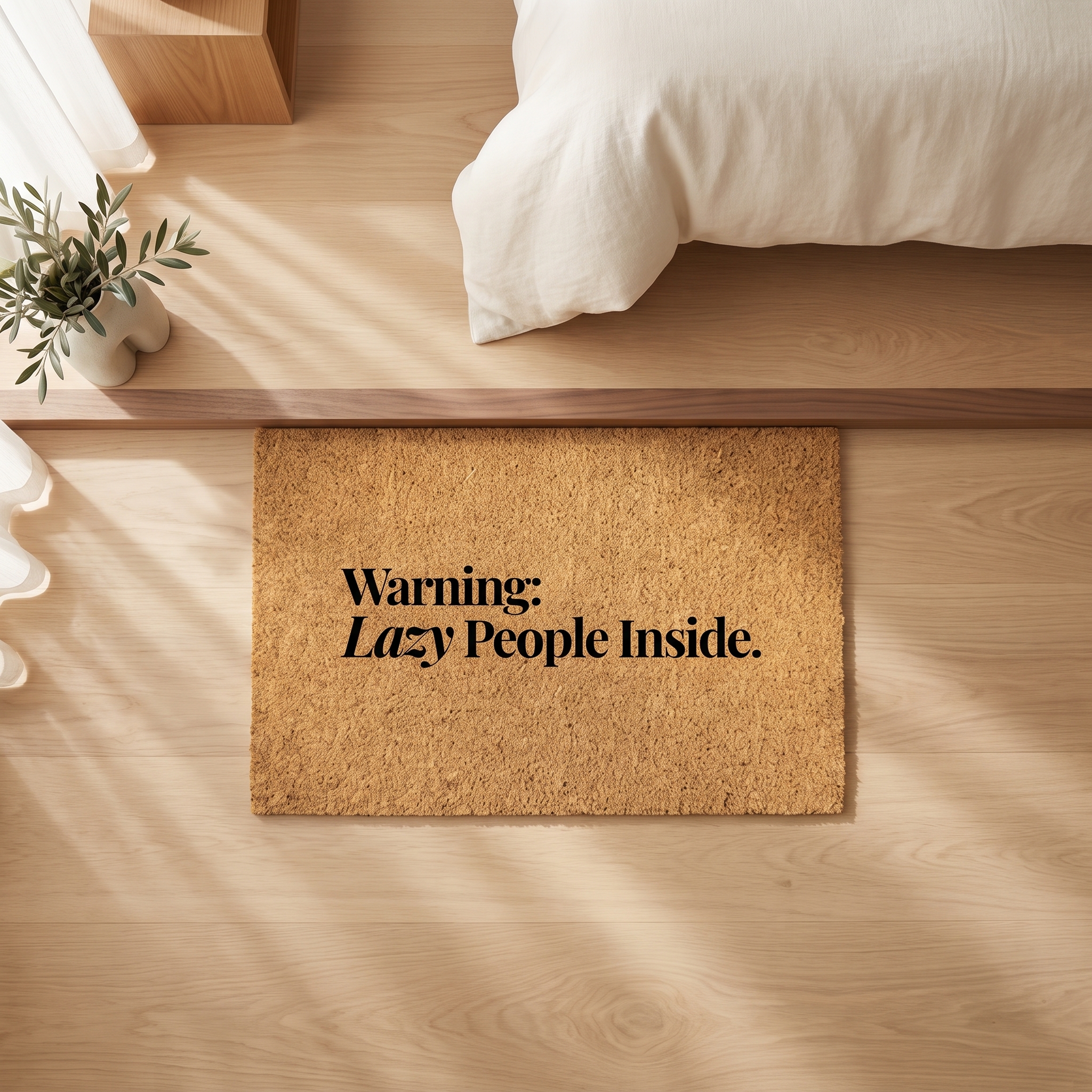 Signature Coir Doormat SC23 | Funny Welcome Mat | Natural Coconut Fiber Door Mat | Front Door Entrance Rug | Your Home's First Impression