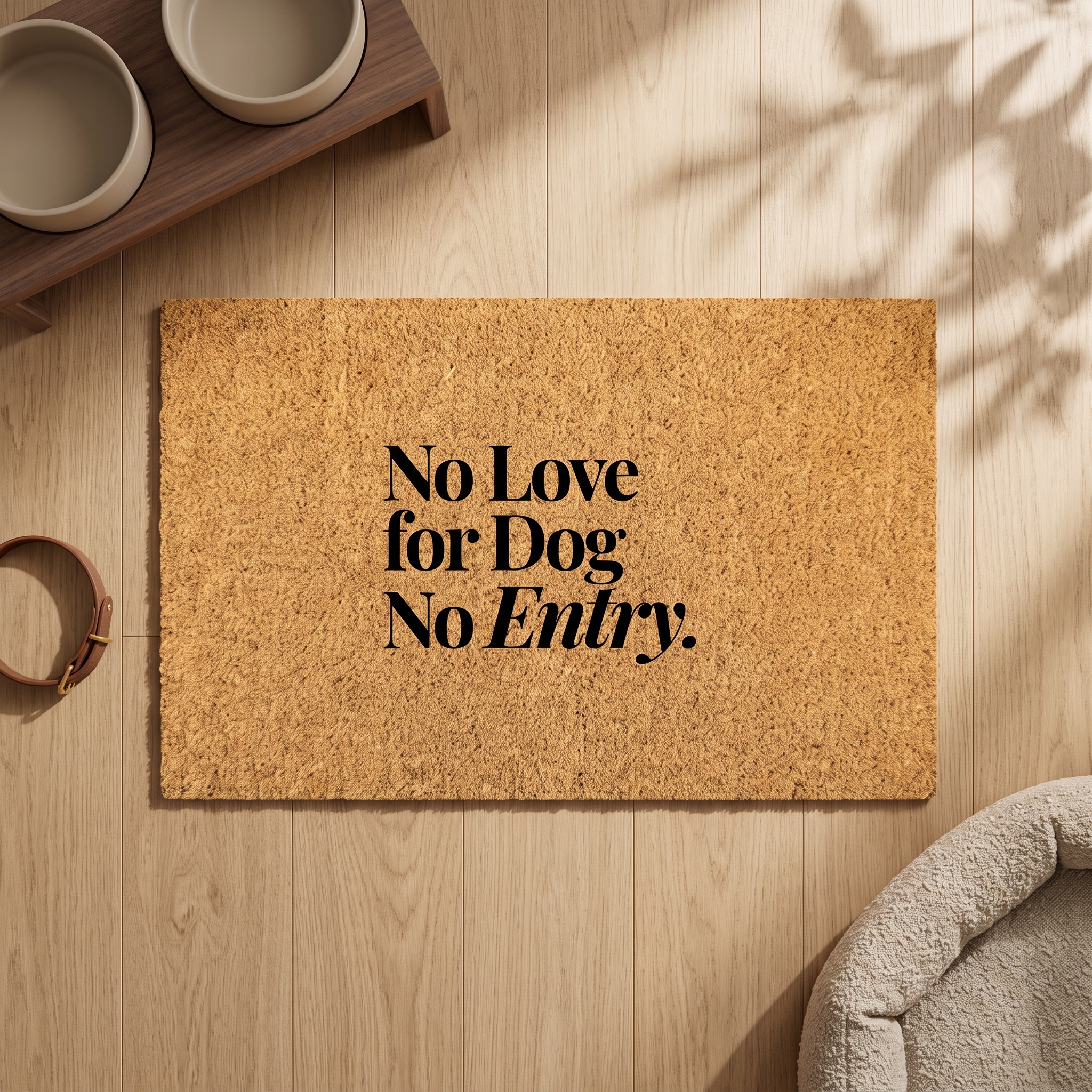 Pet Collection Coir Doormat PC6 | Funny Pet Quote Welcome Mat