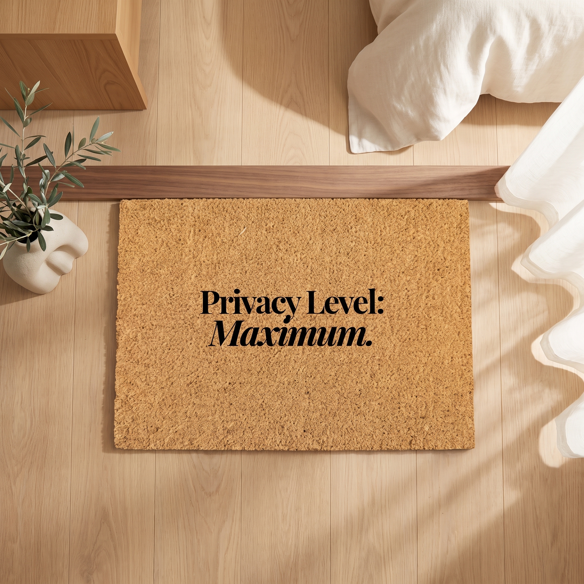 Signature Coir Doormat SC24 | Funny Welcome Mat | Natural Coconut Fiber Door Mat | Front Door Entrance Rug | Your Home's First Impression