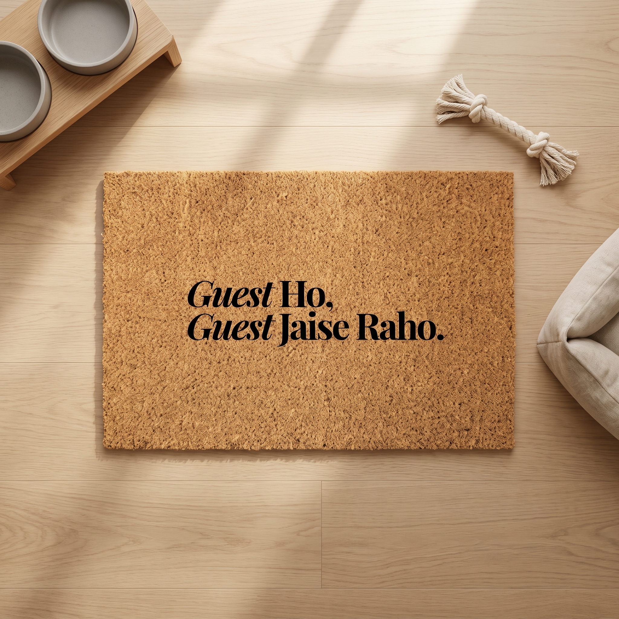 Pet Collection Coir Doormat PC5 | Funny Pet Quote Welcome Mat