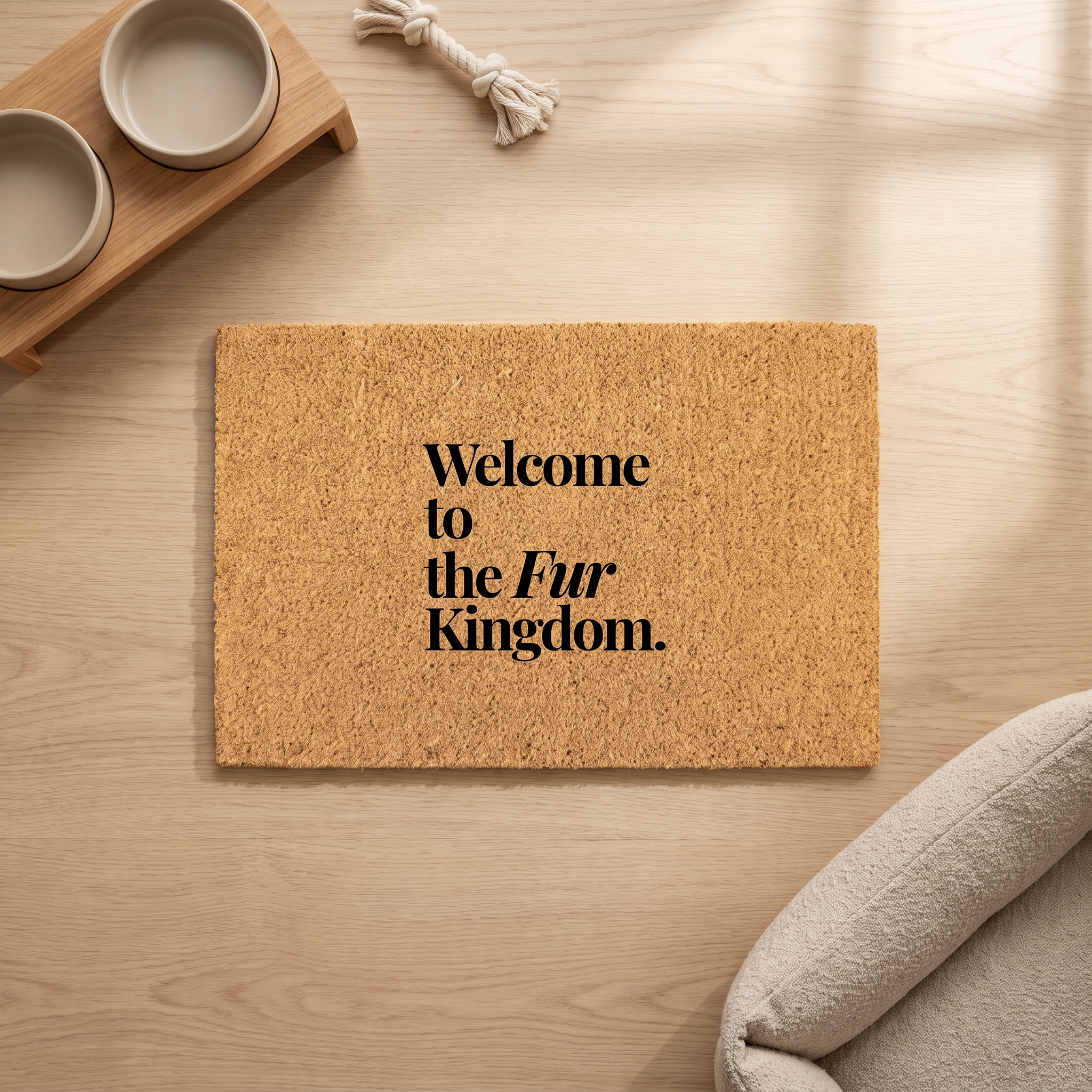 Pet Collection Coir Doormat PC4 | Funny Pet Quote Welcome Mat