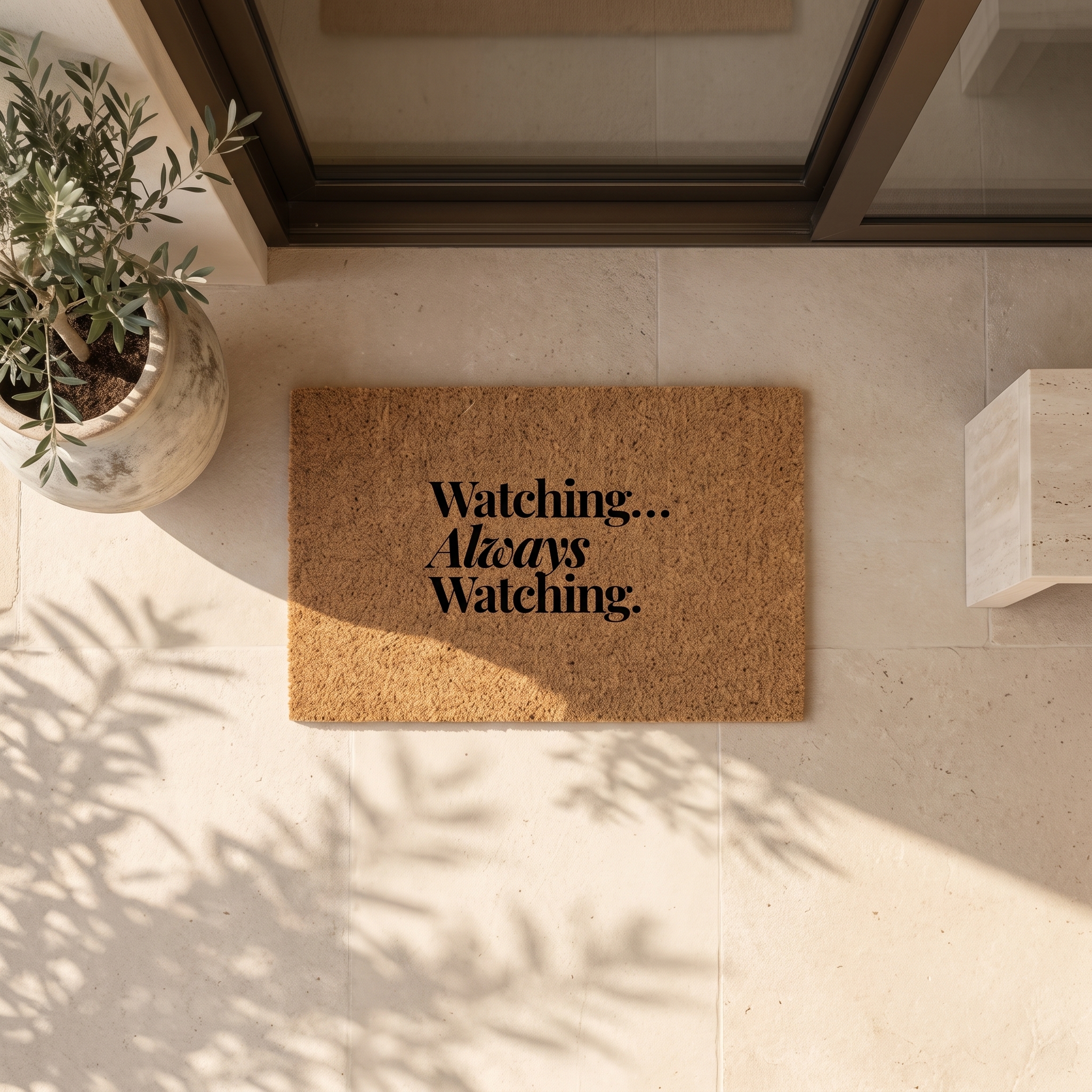 Signature Coir Doormat SC15 | Funny Welcome Mat | Natural Coconut Fiber Door Mat | Front Door Entrance Rug | Your Home's First Impression