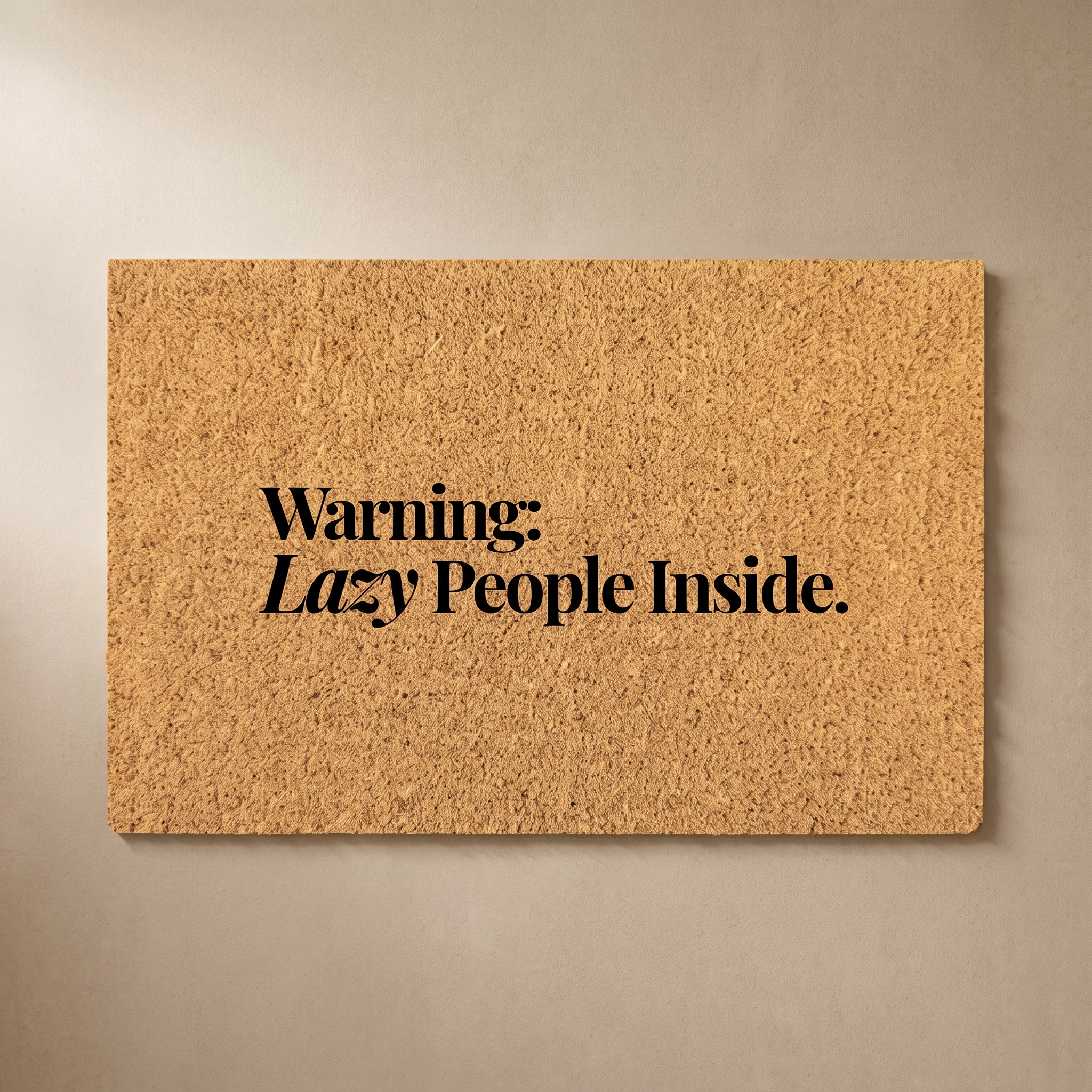Signature Coir Doormat SC23 | Funny Welcome Mat | Natural Coconut Fiber Door Mat | Front Door Entrance Rug | Your Home's First Impression