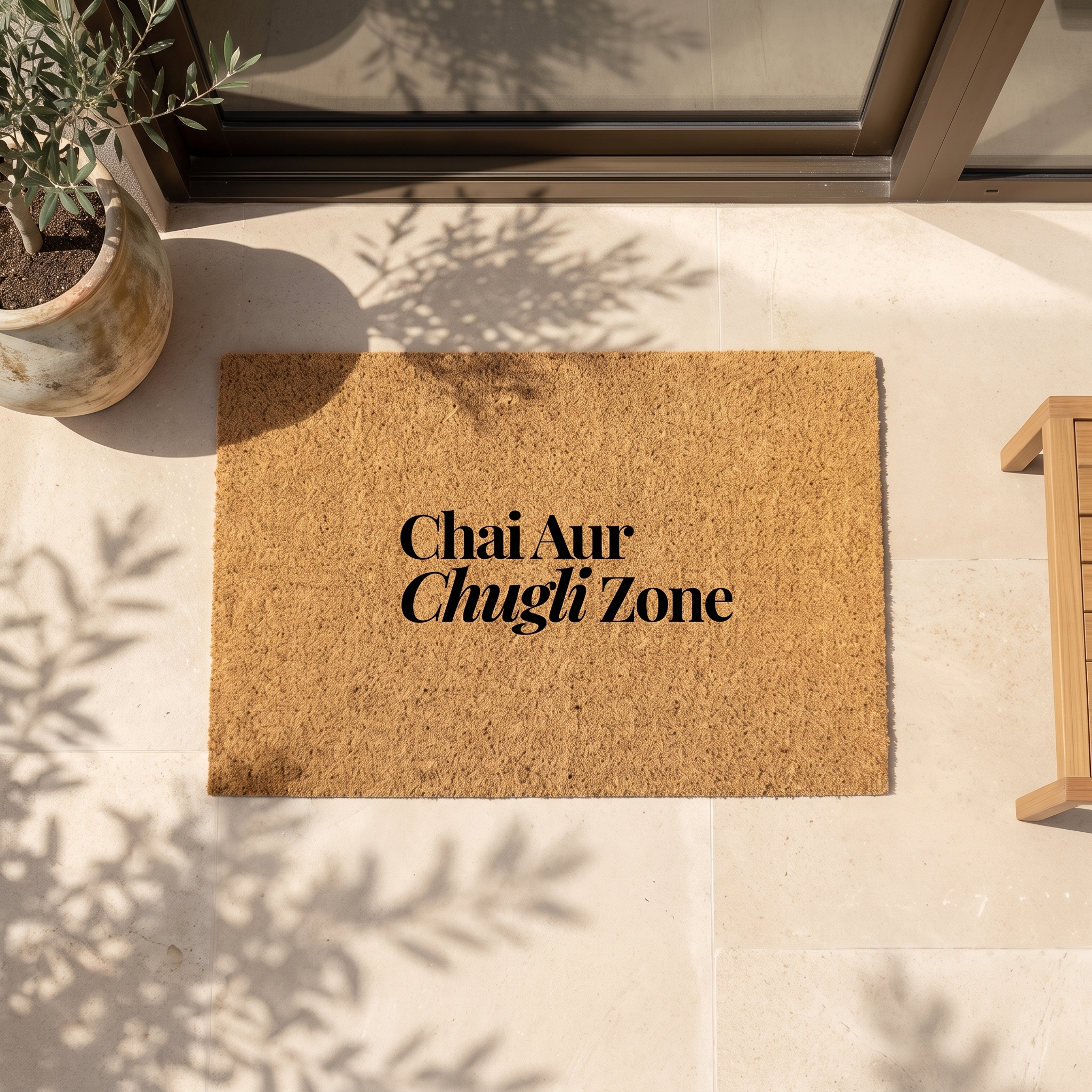 Signature Coir Doormat SC12 | Funny Welcome Mat | Natural Coconut Fiber Door Mat | Front Door Entrance Rug | Your Home's First Impression