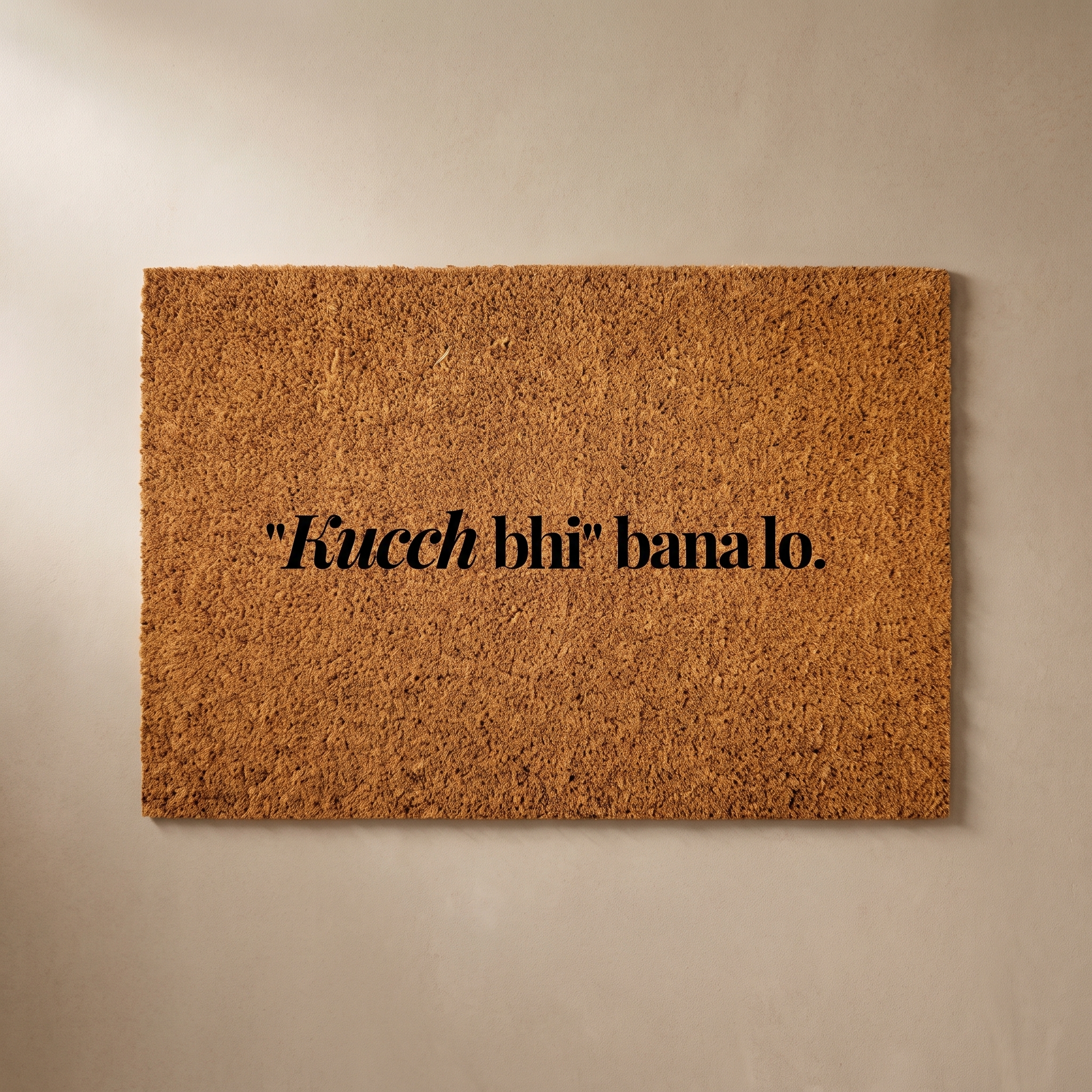 Signature Coir Doormat SC17 | Funny Welcome Mat | Natural Coconut Fiber Door Mat | Front Door Entrance Rug | Your Home's First Impression