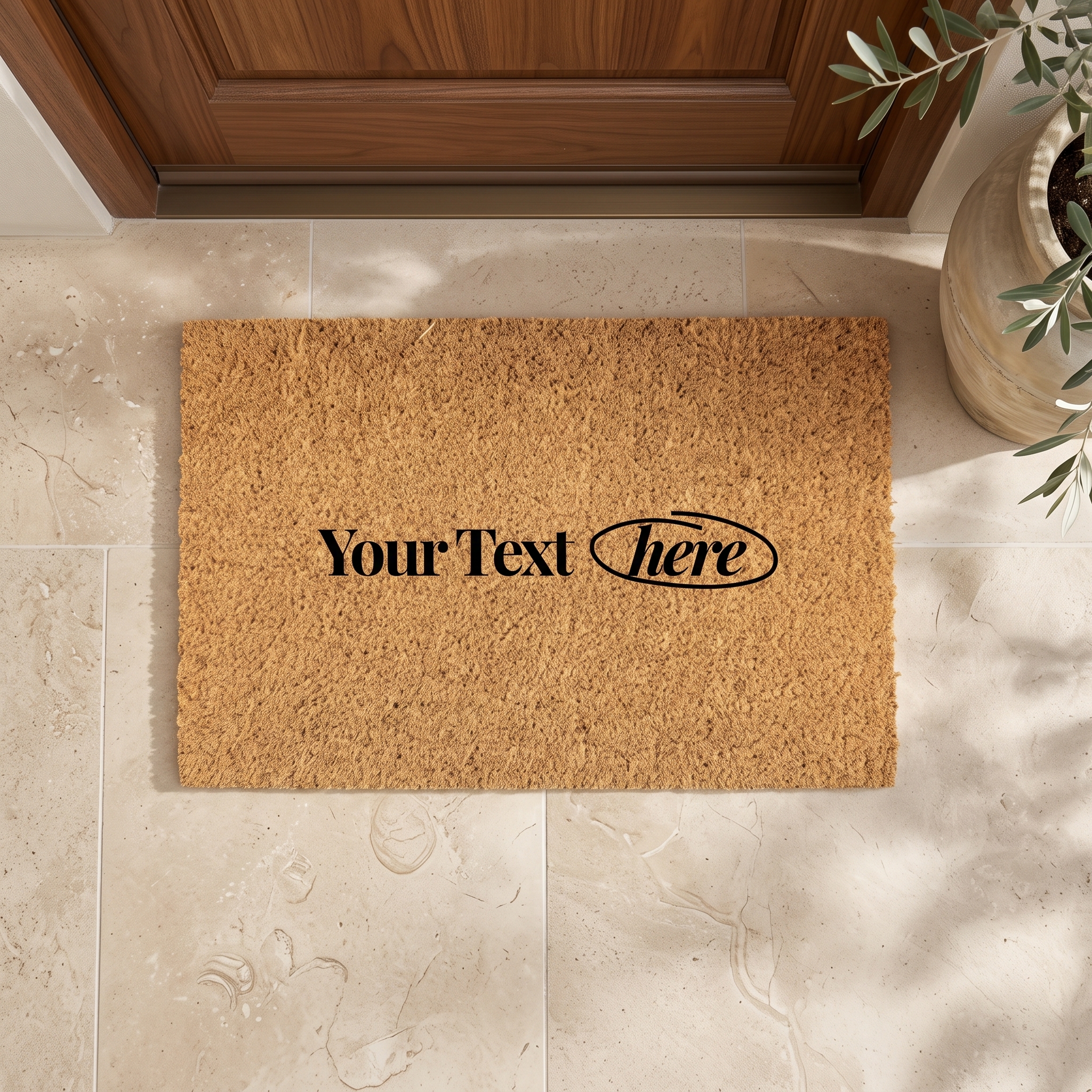 Tailored Collection | Custom Coir Doormat | TC1