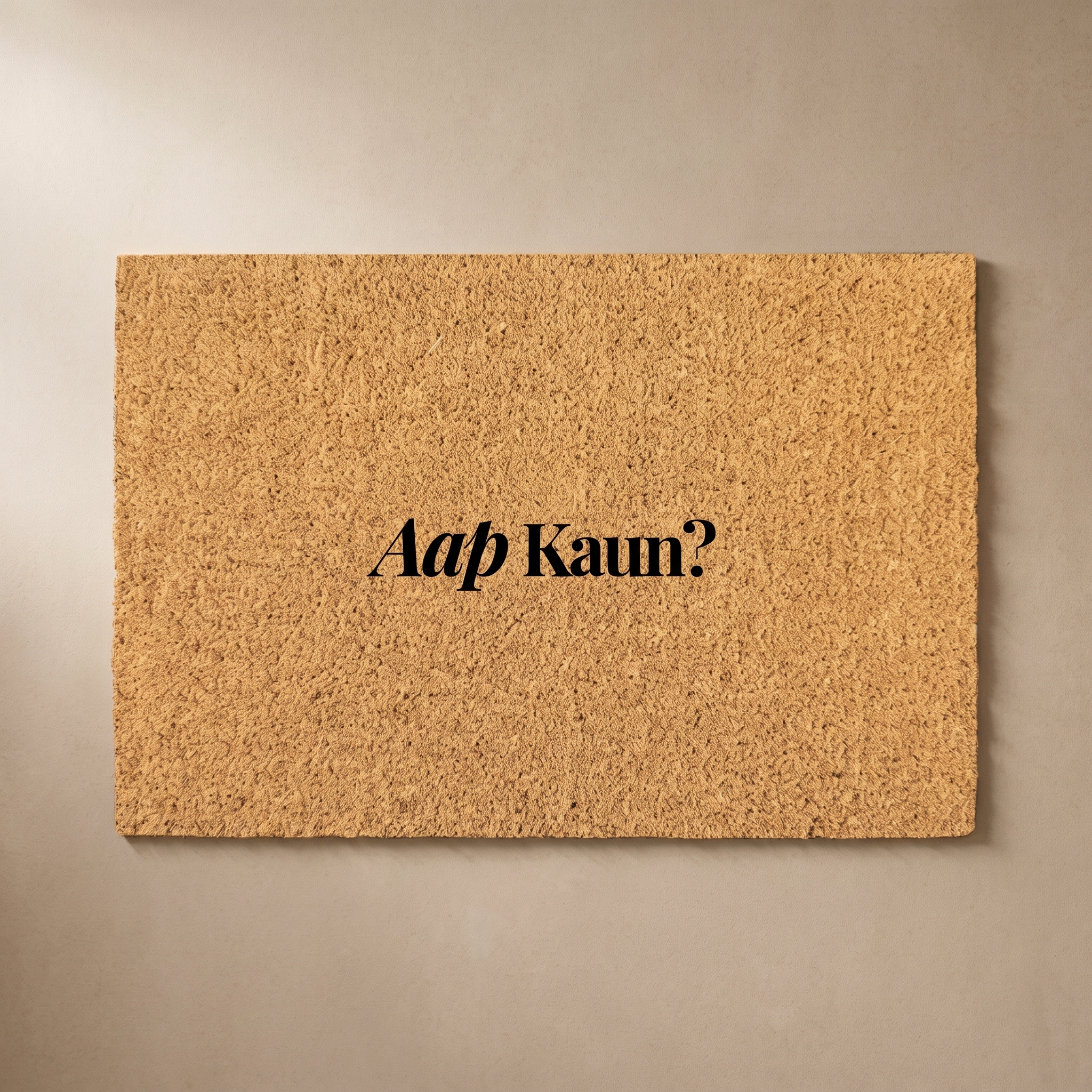 Signature Coir Doormat SC9 | Funny Welcome Mat | Natural Coconut Fiber Door Mat | Front Door Entrance Rug | Your Home's First Impression